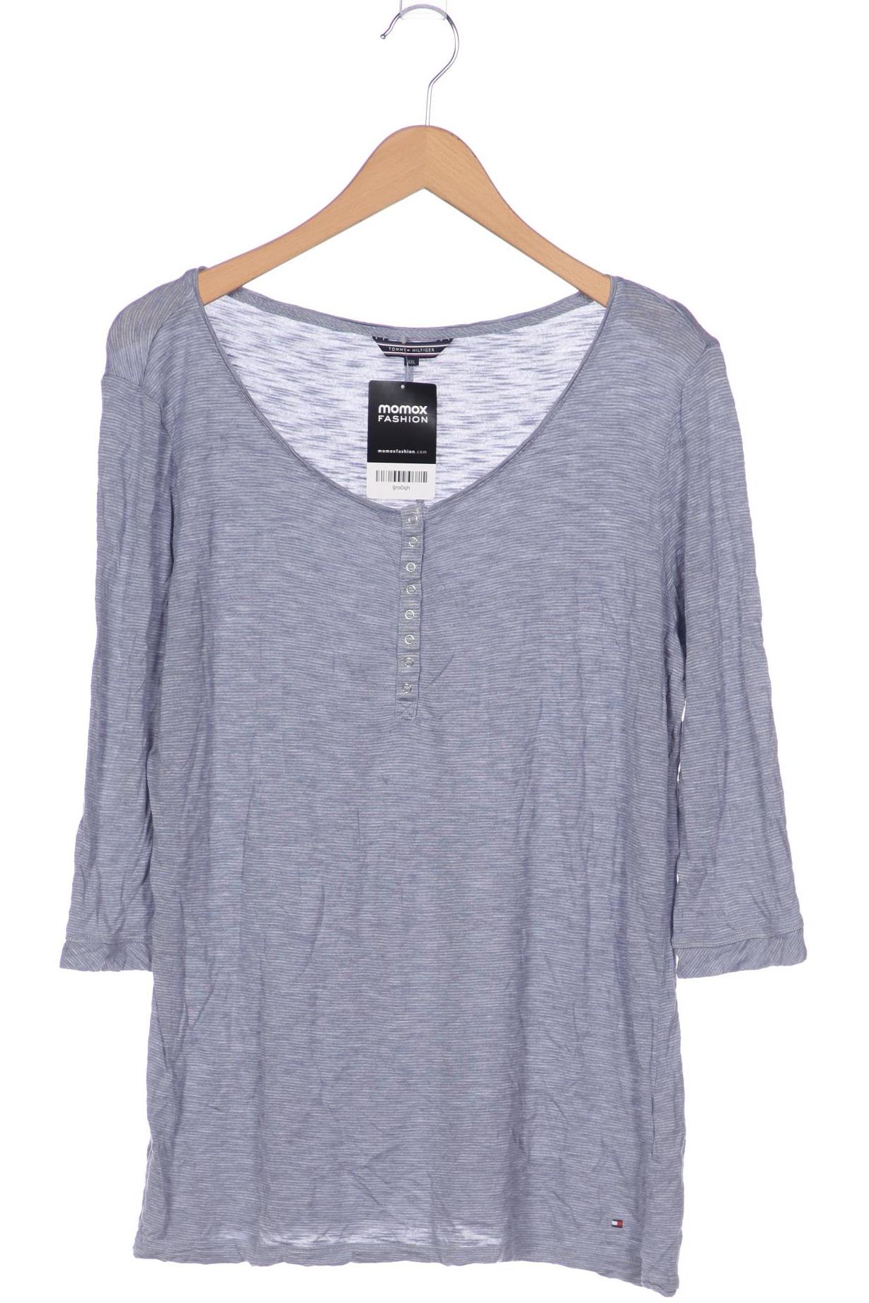 

Tommy Hilfiger Damen Langarmshirt, blau, Gr. 46