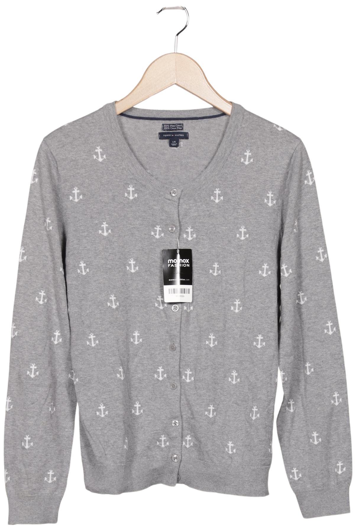 

Tommy Hilfiger Damen Strickjacke, grau, Gr. 42