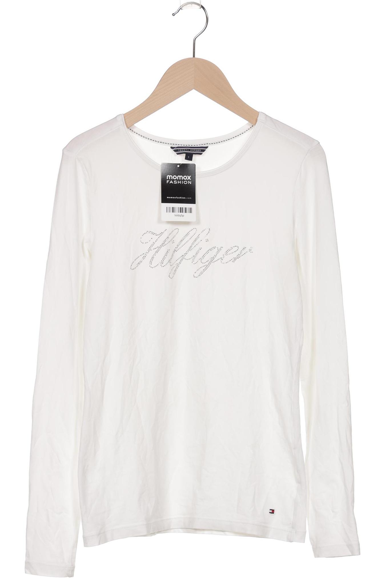 

Tommy Hilfiger Damen Langarmshirt, weiß, Gr. 36