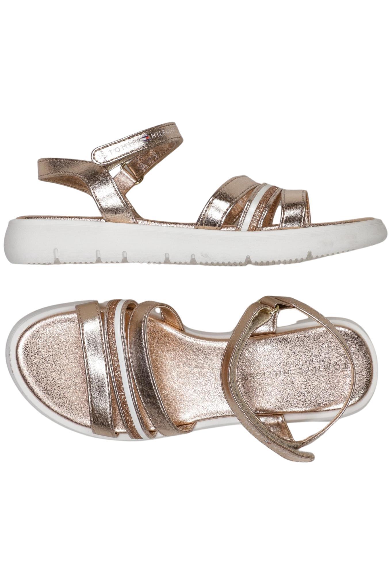 

Tommy Hilfiger Damen Sandale, gold, Gr. 38