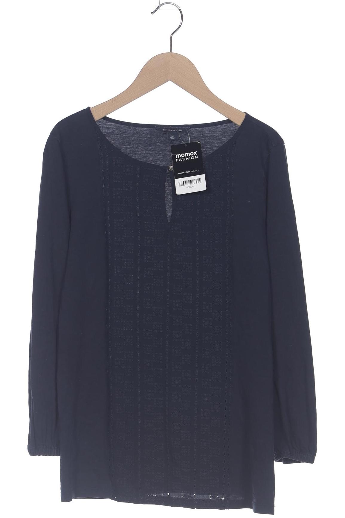 

Tommy Hilfiger Damen Langarmshirt, marineblau, Gr. 36