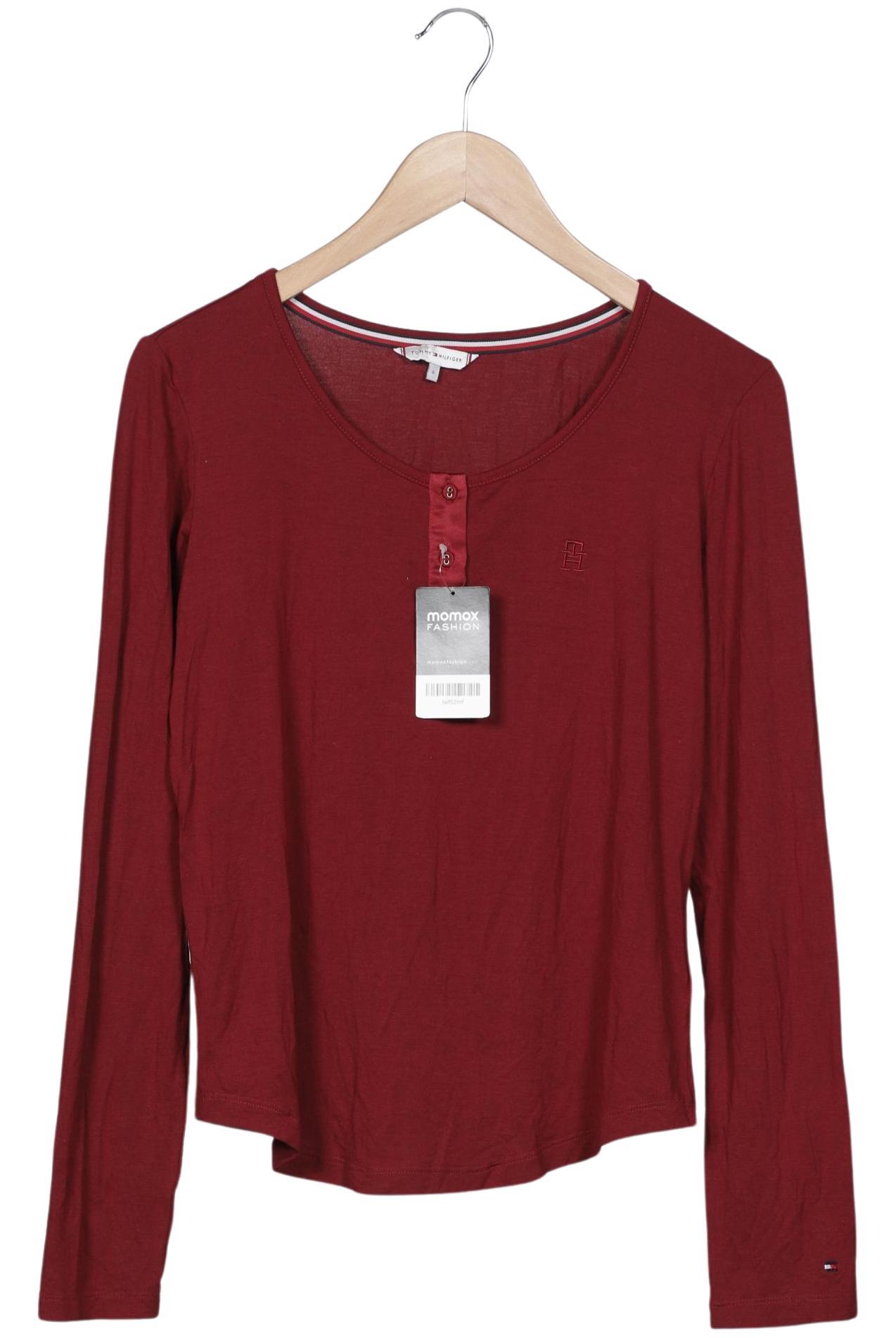 

Tommy Hilfiger Damen Langarmshirt, bordeaux, Gr. 36