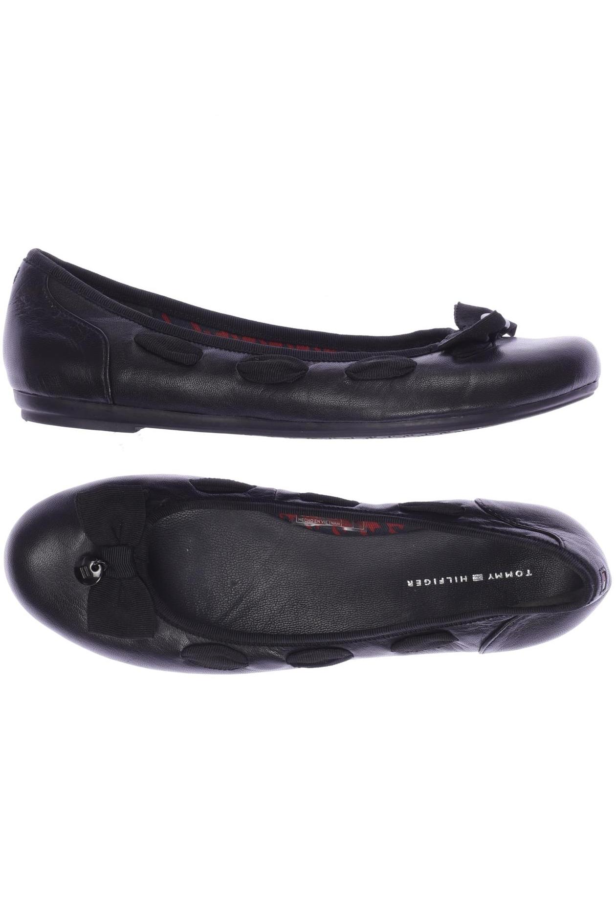 

Tommy Hilfiger Damen Ballerinas, schwarz, Gr. 39
