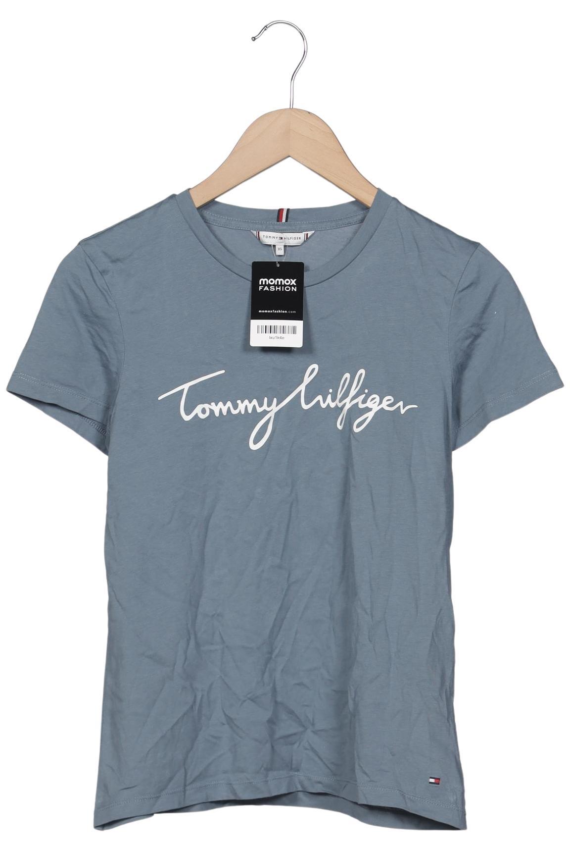 

Tommy Hilfiger Damen T-Shirt, hellblau, Gr. 34