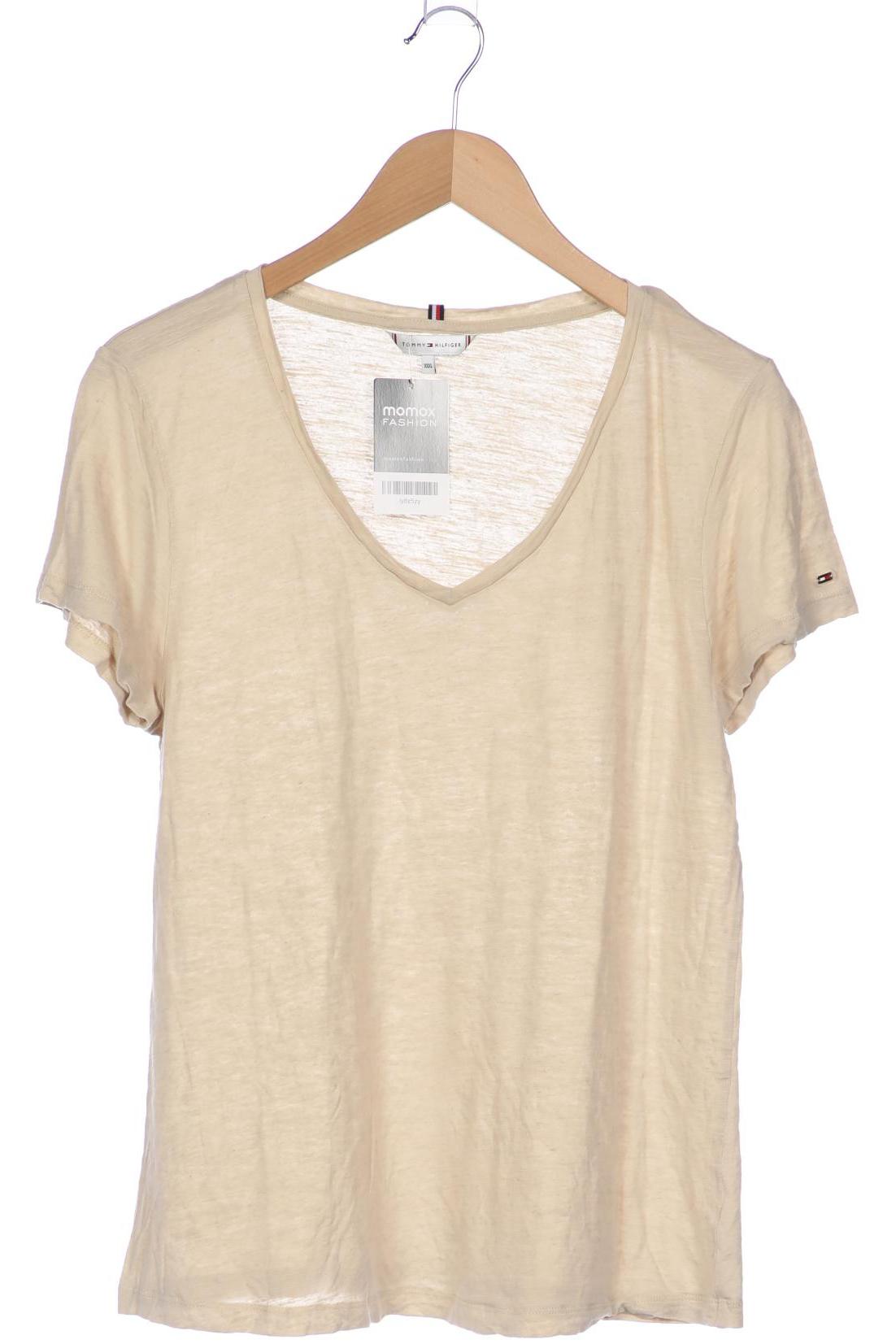 

Tommy Hilfiger Damen T-Shirt, cremeweiß, Gr. 48