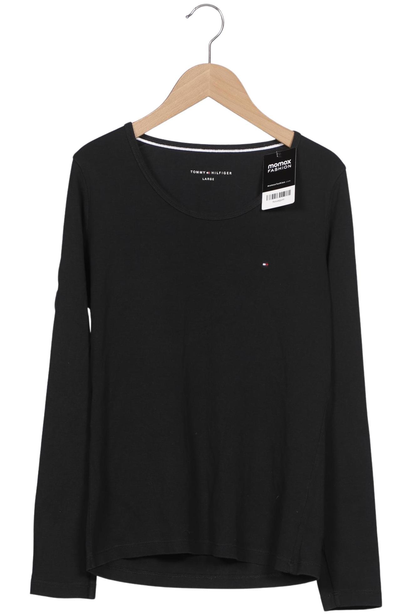 

Tommy Hilfiger Damen Langarmshirt, schwarz, Gr. 42