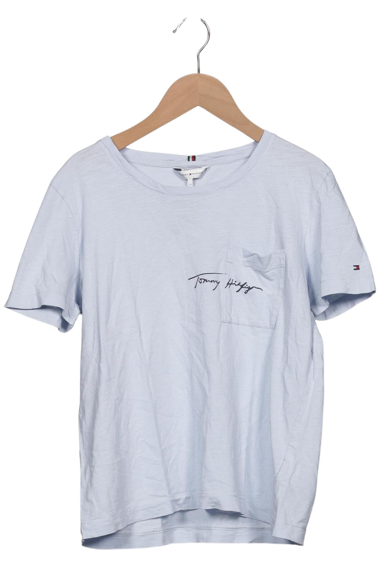 

Tommy Hilfiger Damen T-Shirt, hellblau, Gr. 36