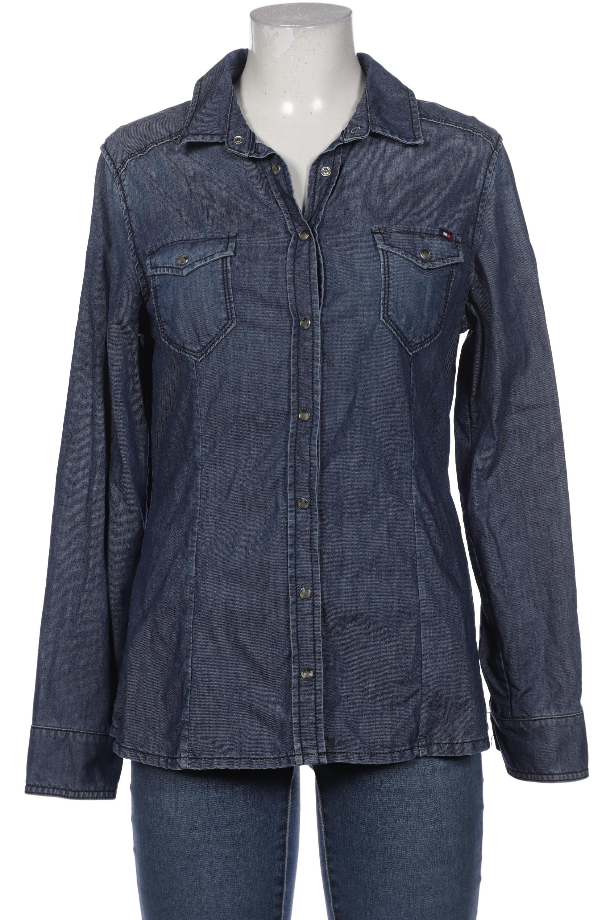 

Tommy Hilfiger Damen Bluse, blau, Gr. 10