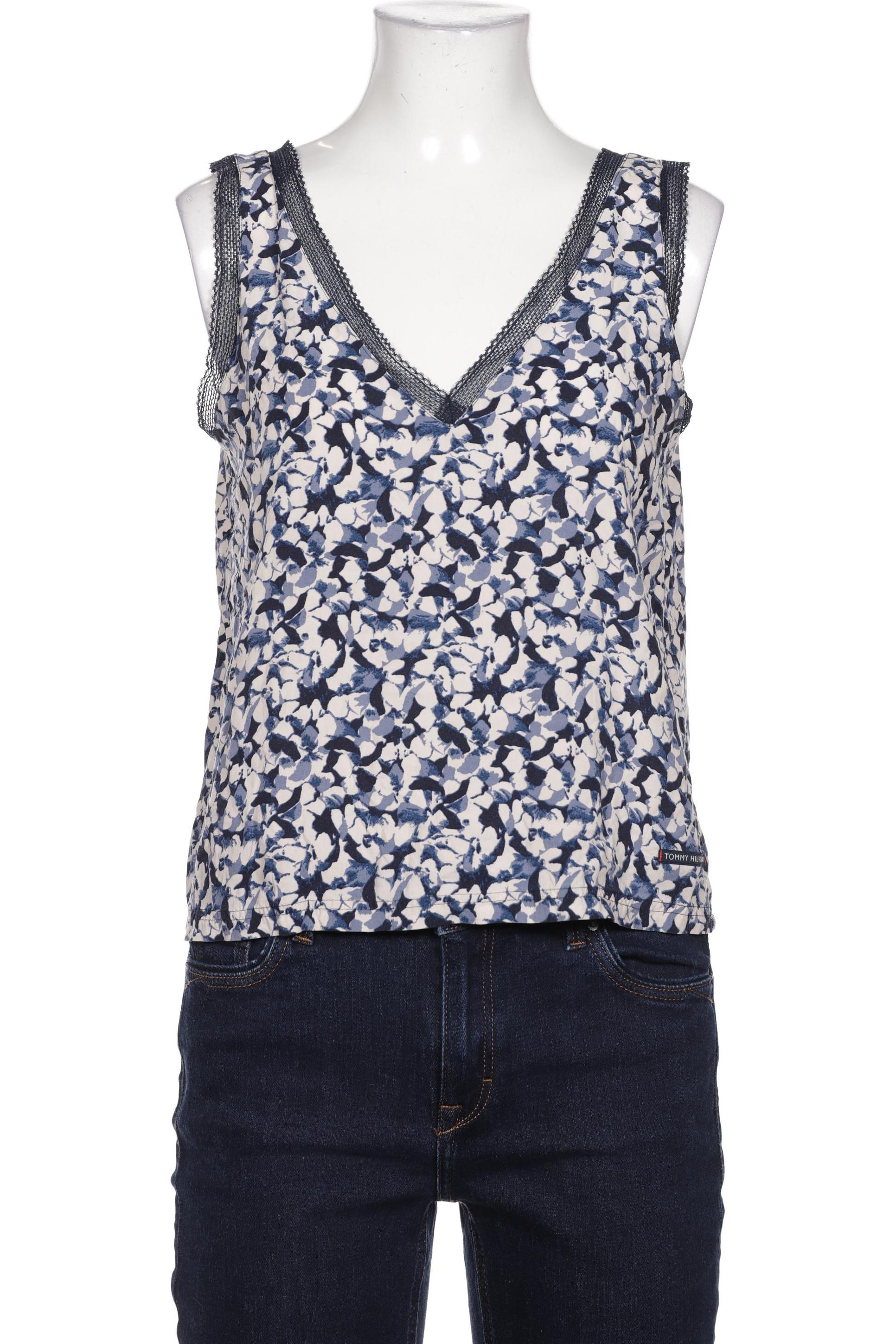 

Tommy Hilfiger Damen Bluse, blau, Gr. 36