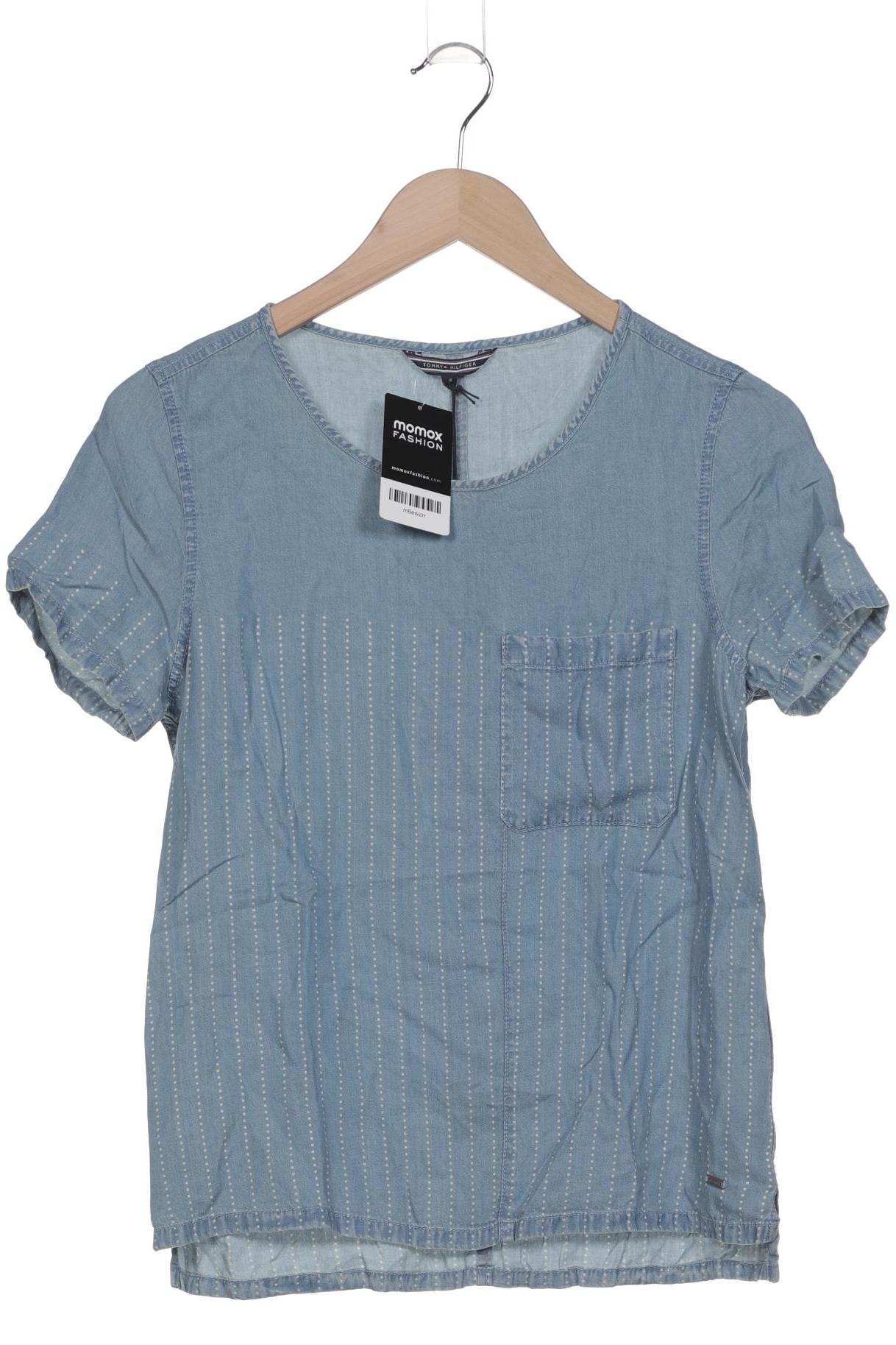 

Tommy Hilfiger Damen T-Shirt, blau, Gr. 4