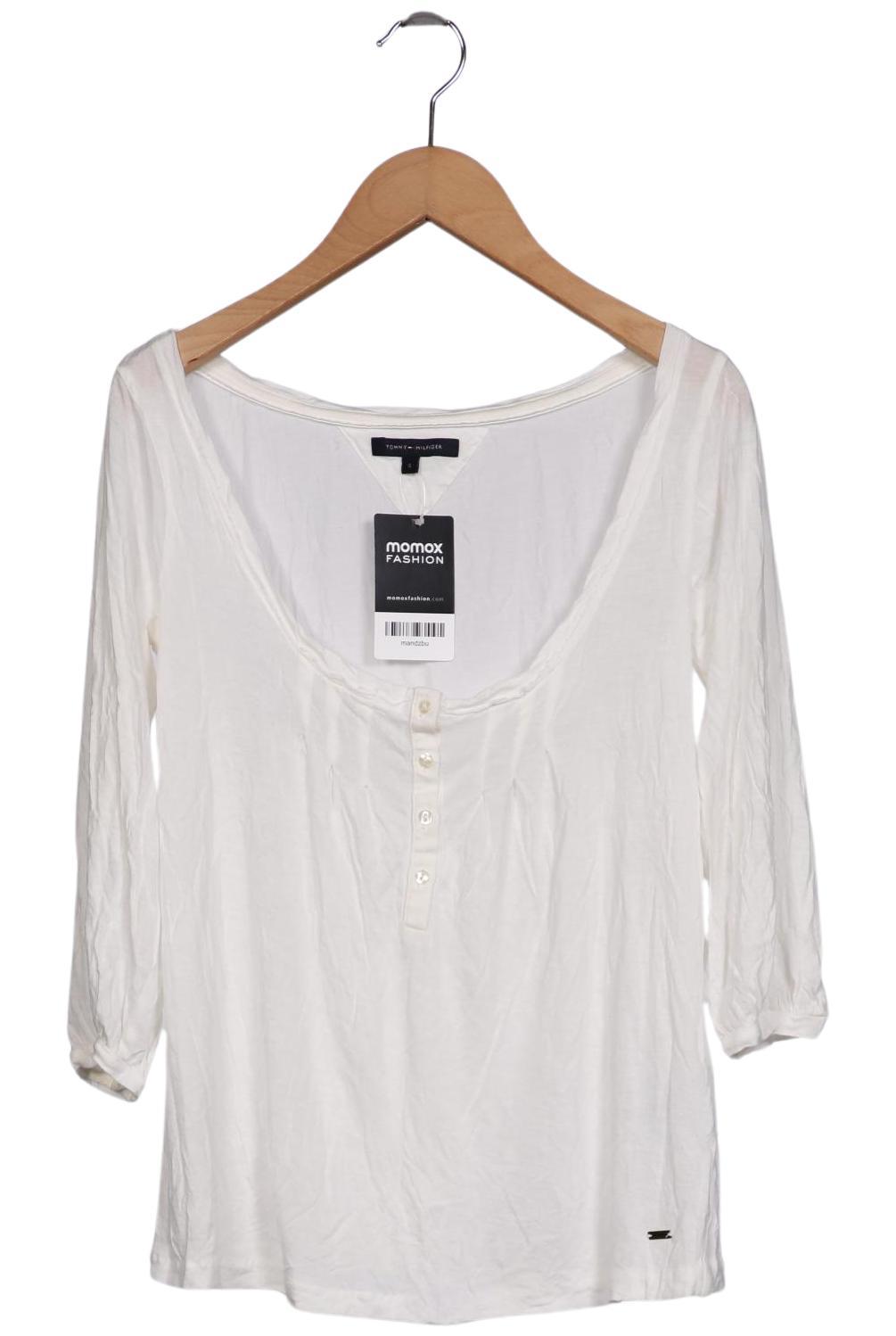 

Tommy Hilfiger Damen Langarmshirt, cremeweiß, Gr. 36