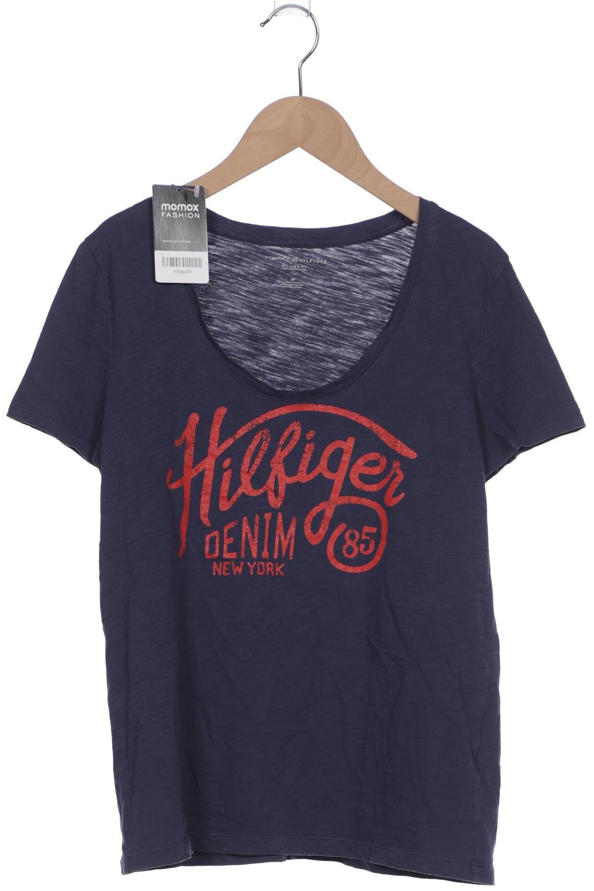 

Tommy Hilfiger Damen T-Shirt, marineblau, Gr. 36