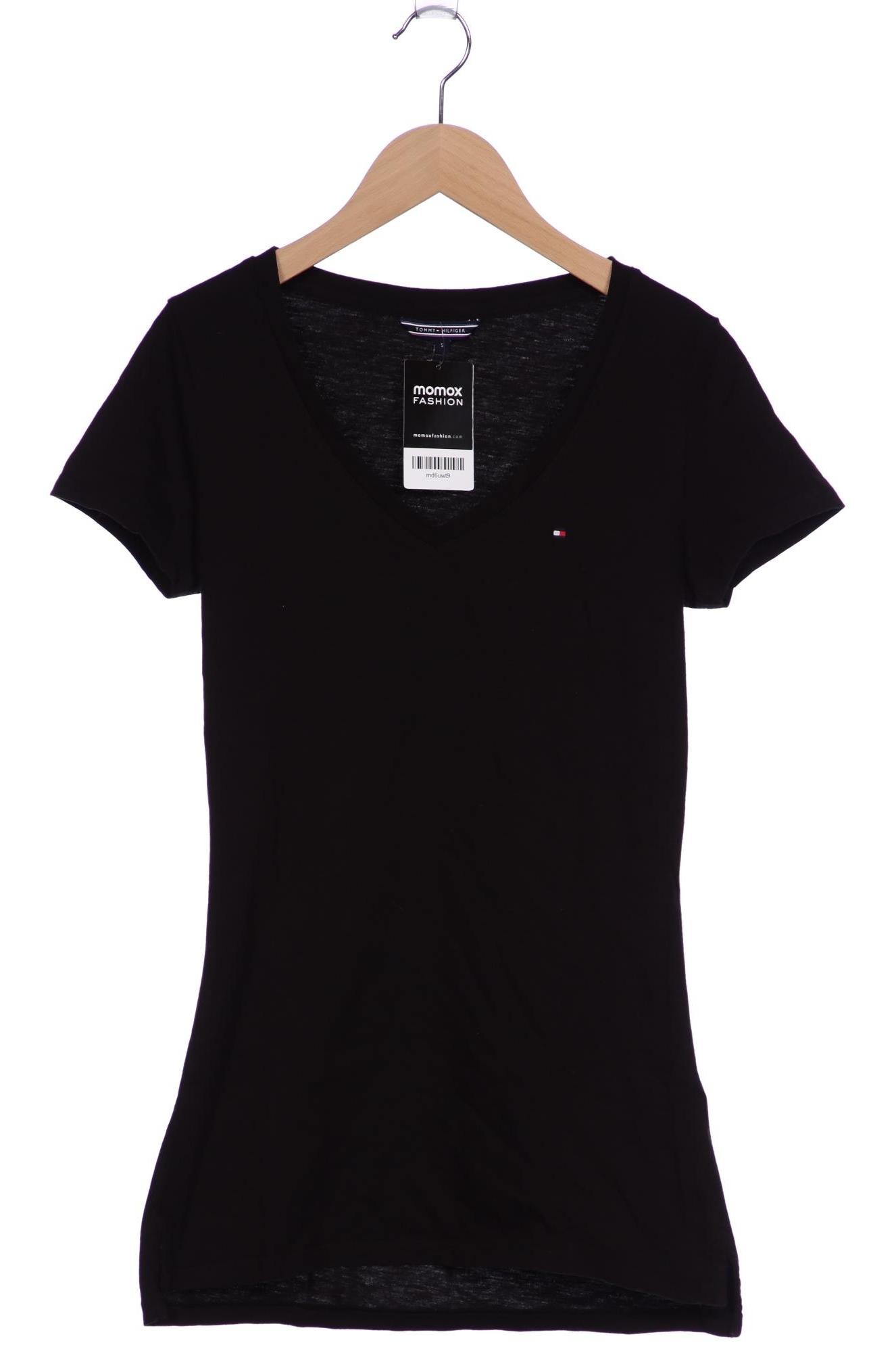 

Tommy Hilfiger Damen T-Shirt, schwarz, Gr. 36