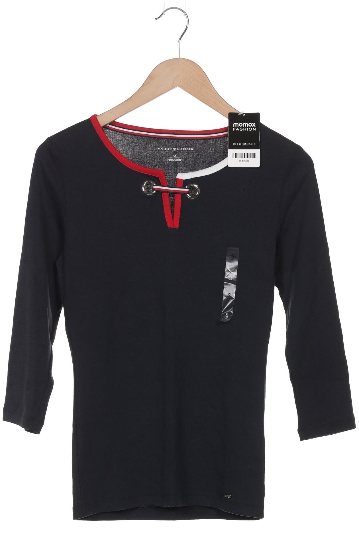 

Tommy Hilfiger Damen Langarmshirt, marineblau, Gr. 36