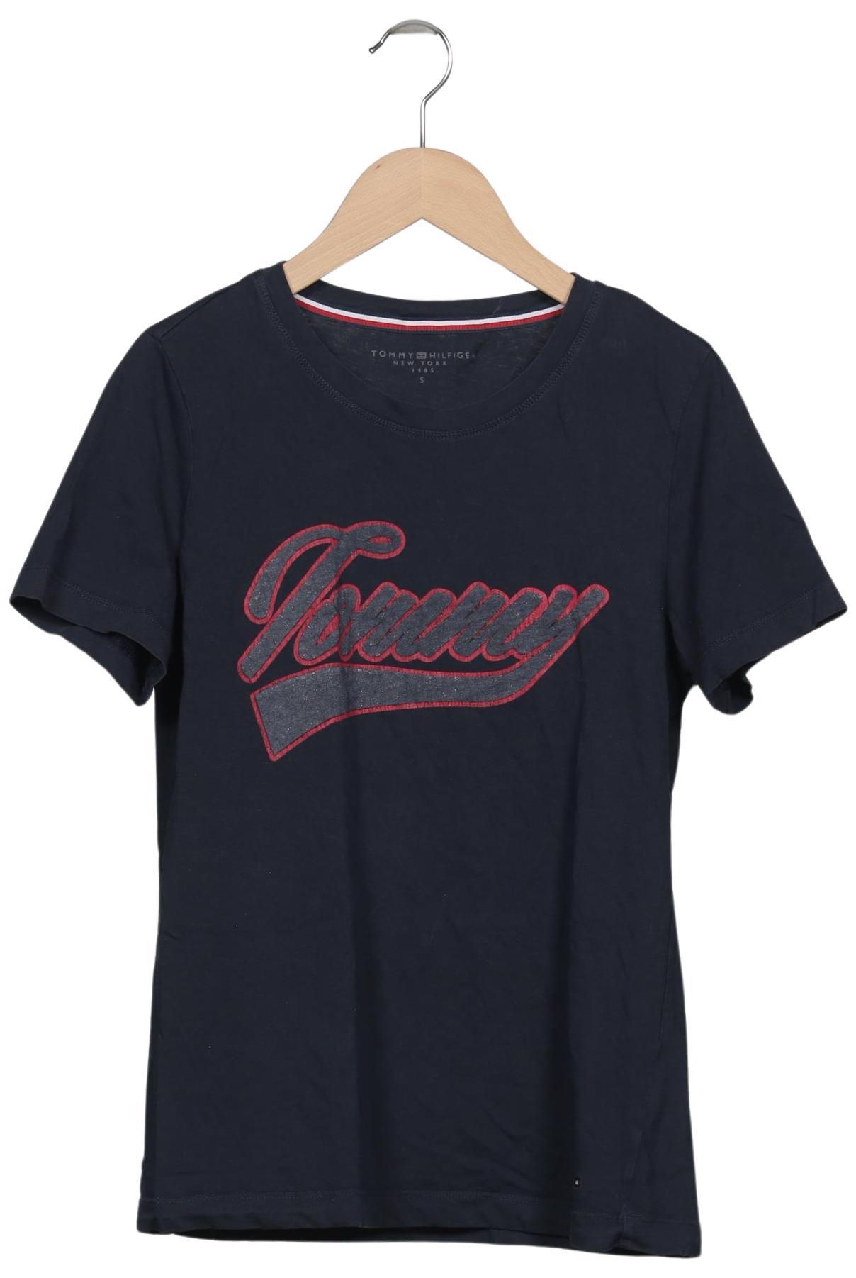 

Tommy Hilfiger Damen T-Shirt, marineblau, Gr. 36