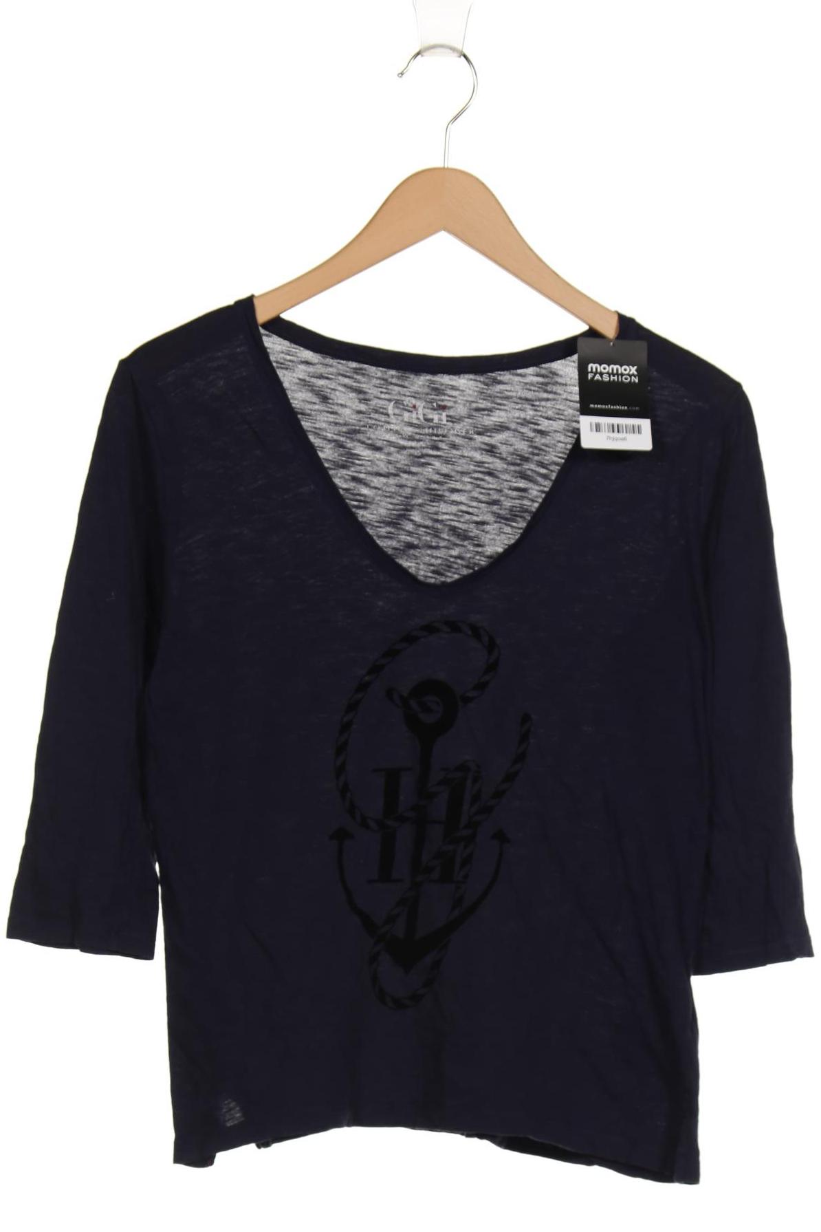 

Tommy Hilfiger Damen Langarmshirt, marineblau, Gr. 36