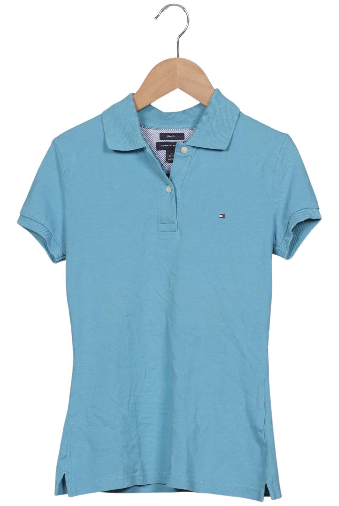 

Tommy Hilfiger Damen Poloshirt, hellblau, Gr. 34