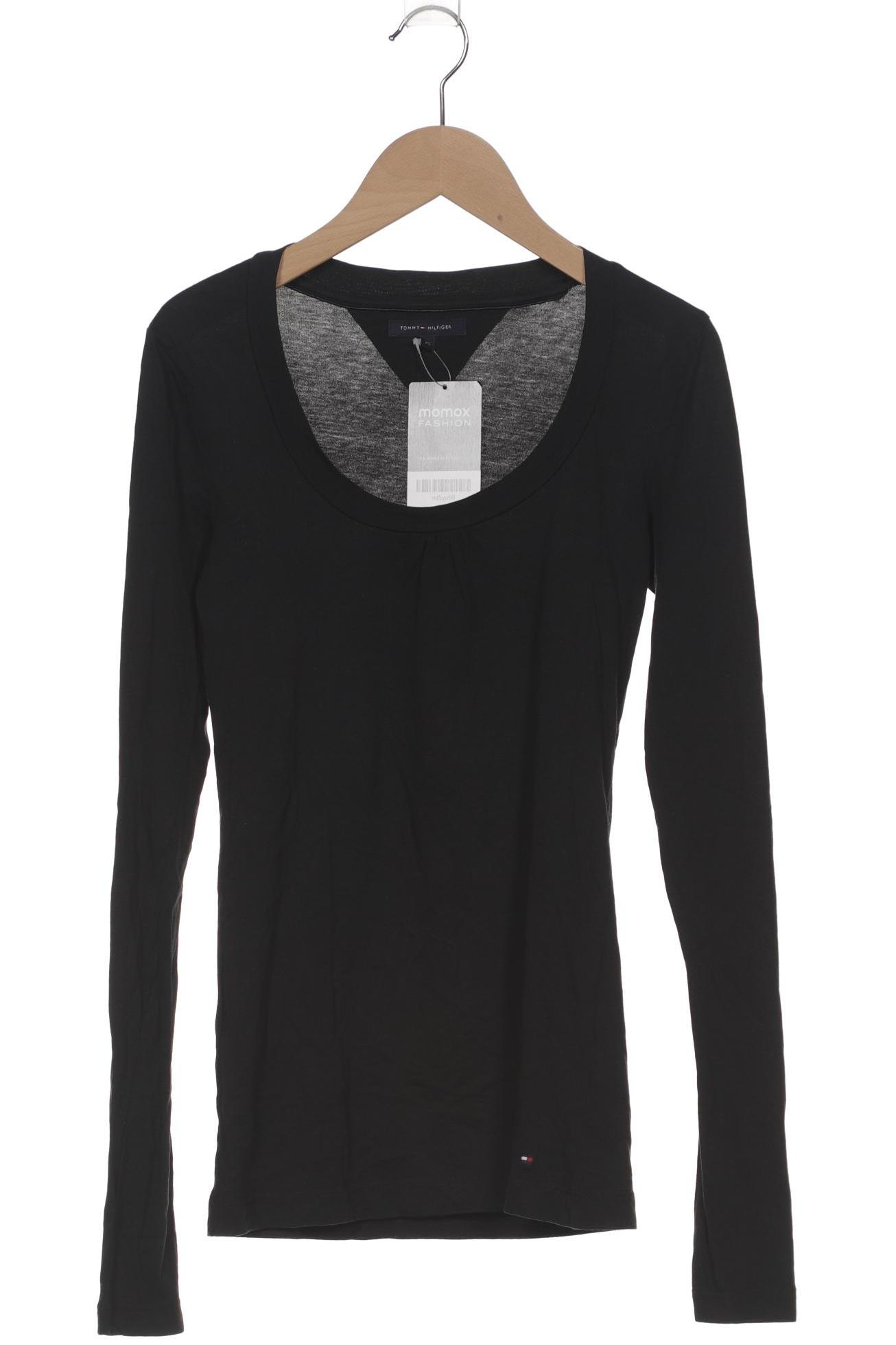 

Tommy Hilfiger Damen Langarmshirt, schwarz, Gr. 34