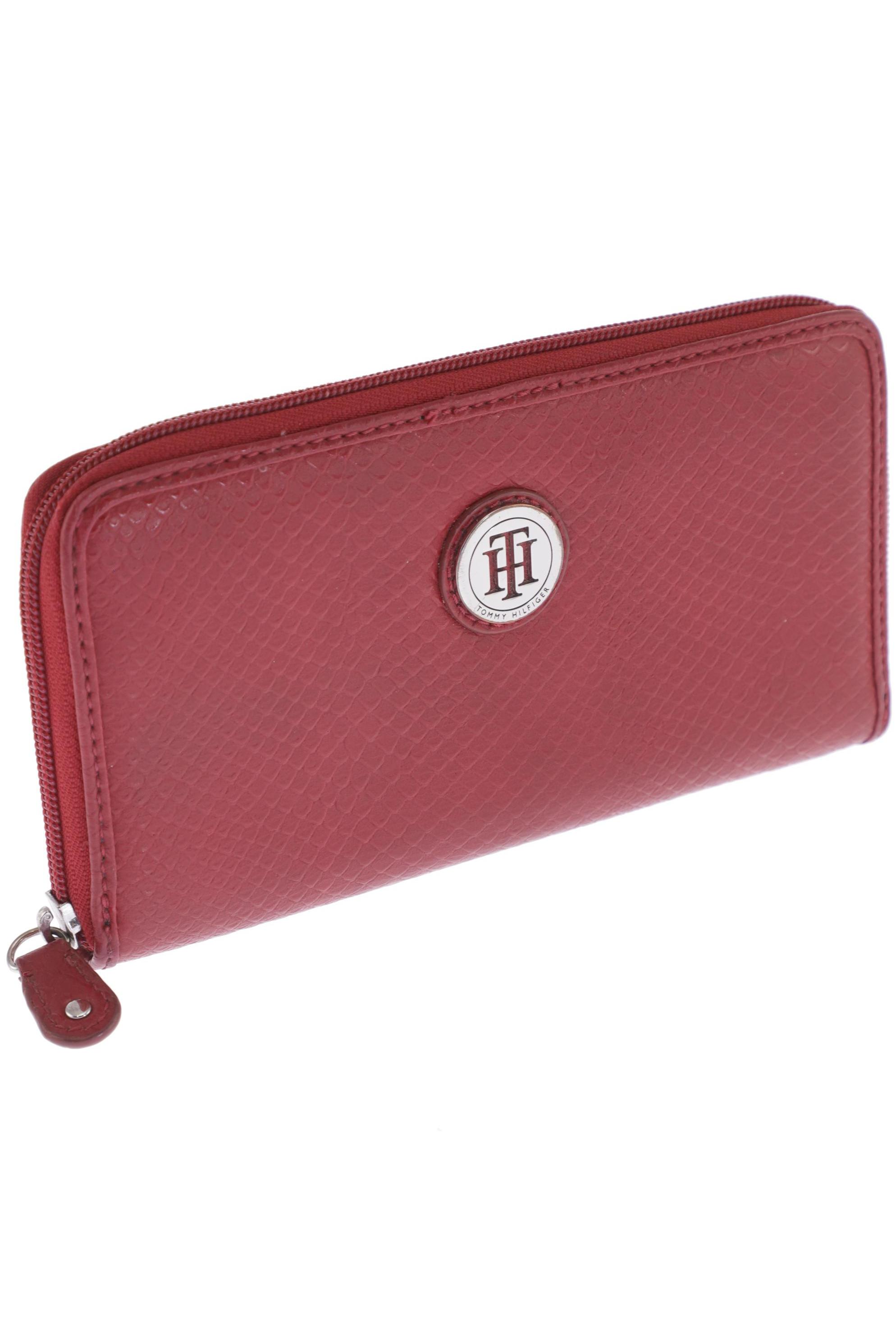 

Tommy Hilfiger Damen Portemonnaie, rot, Gr.