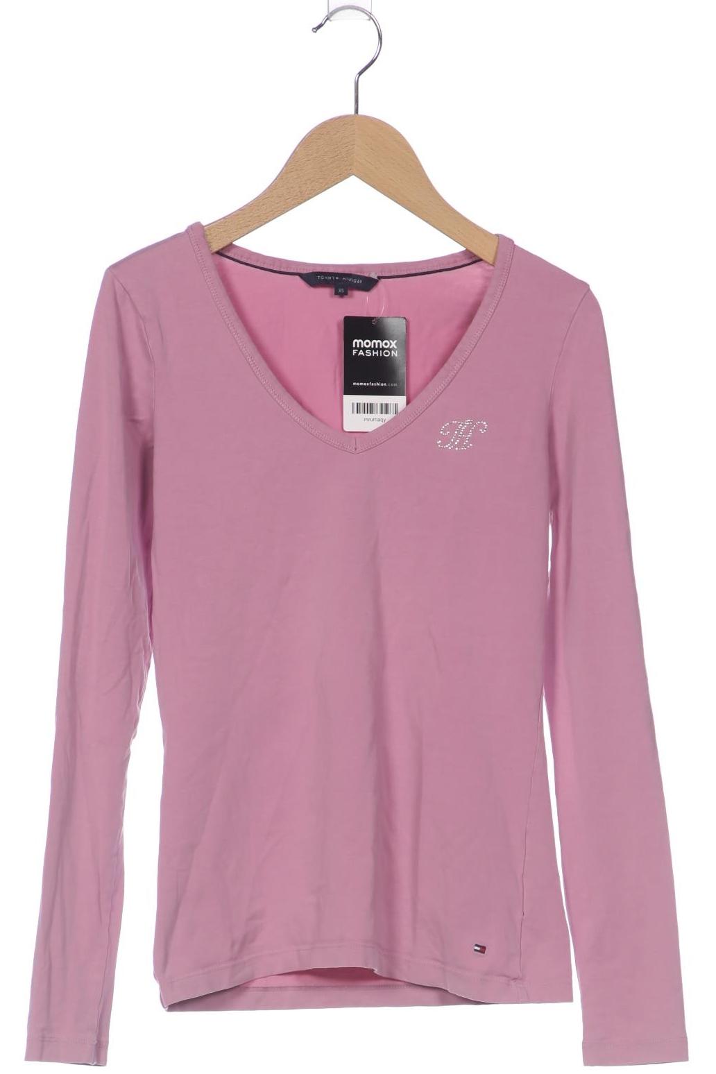 

Tommy Hilfiger Damen Langarmshirt, pink, Gr. 34