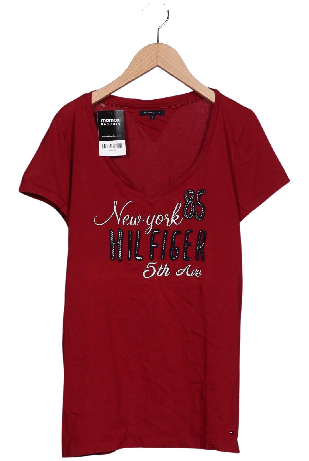 

Tommy Hilfiger Damen T-Shirt, rot, Gr. 42