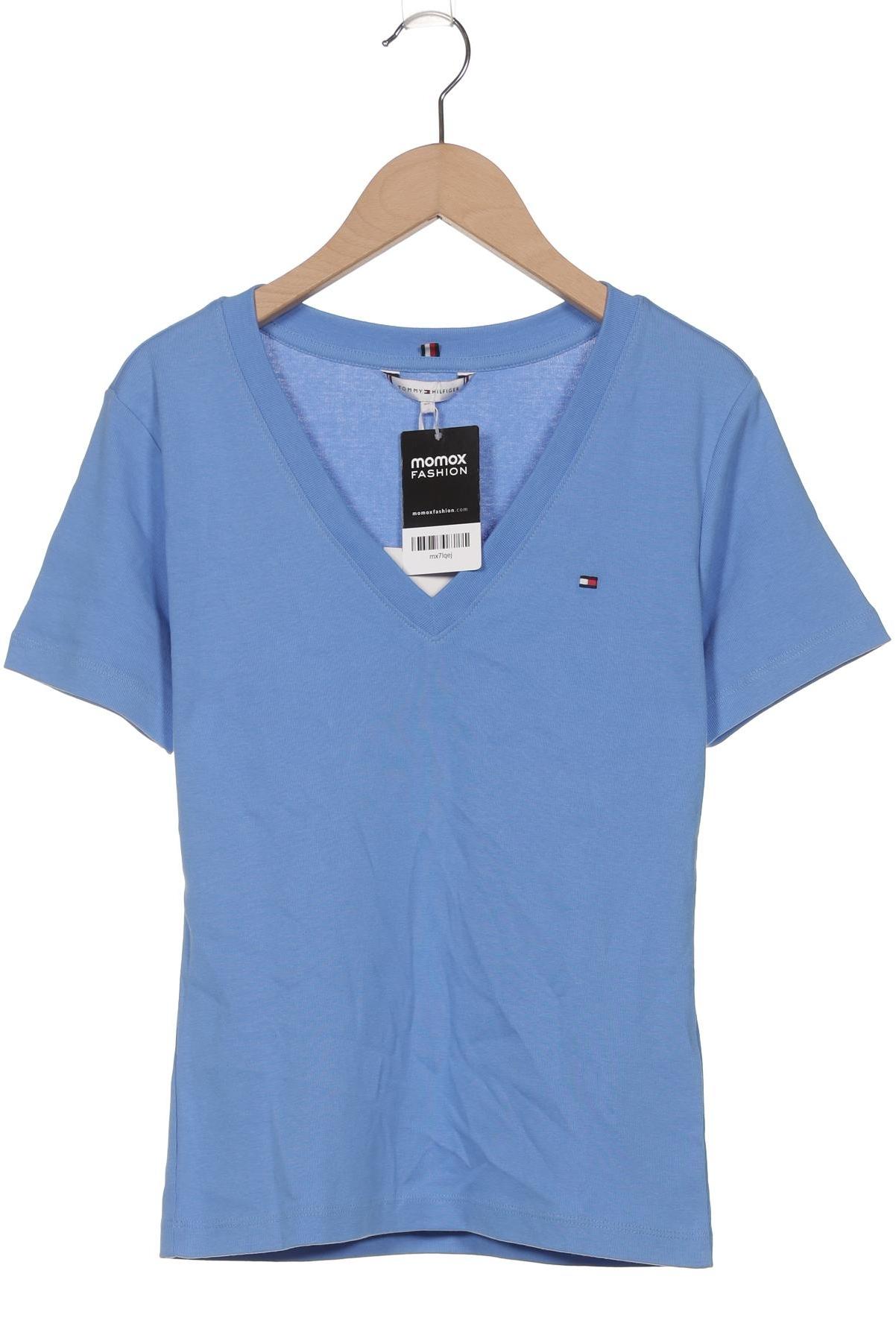 

Tommy Hilfiger Damen T-Shirt, blau, Gr. 34