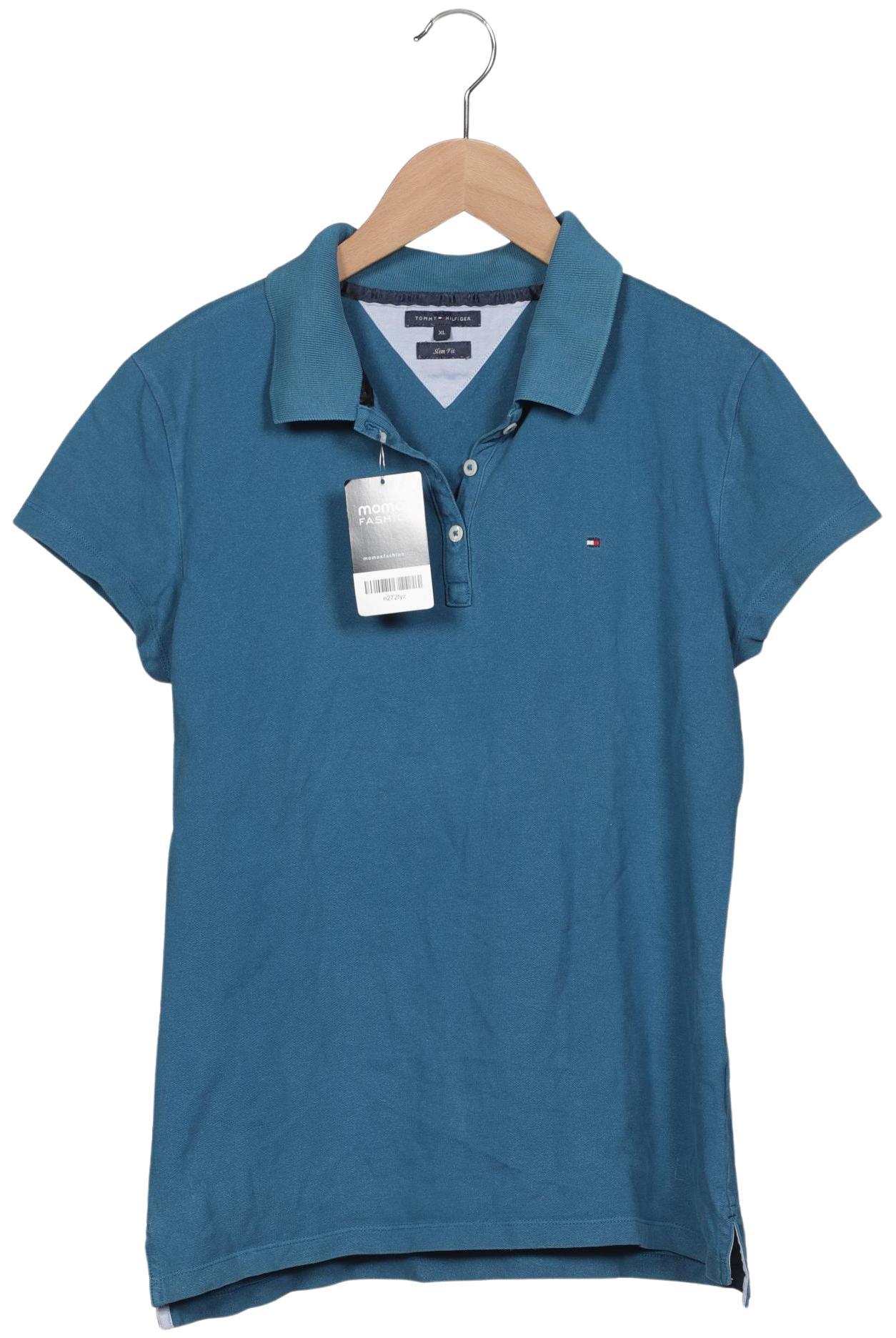 

Tommy Hilfiger Damen Poloshirt, türkis, Gr. 44