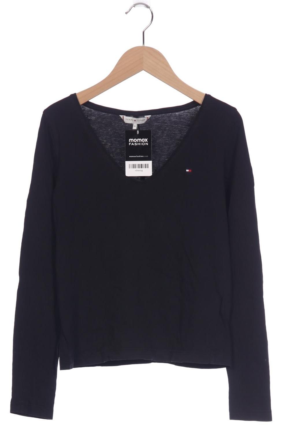 

Tommy Hilfiger Damen Langarmshirt, schwarz, Gr. 34