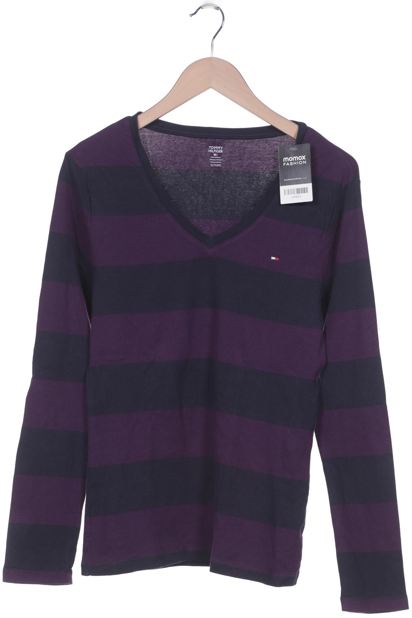 

Tommy Hilfiger Damen Langarmshirt, flieder, Gr. 44
