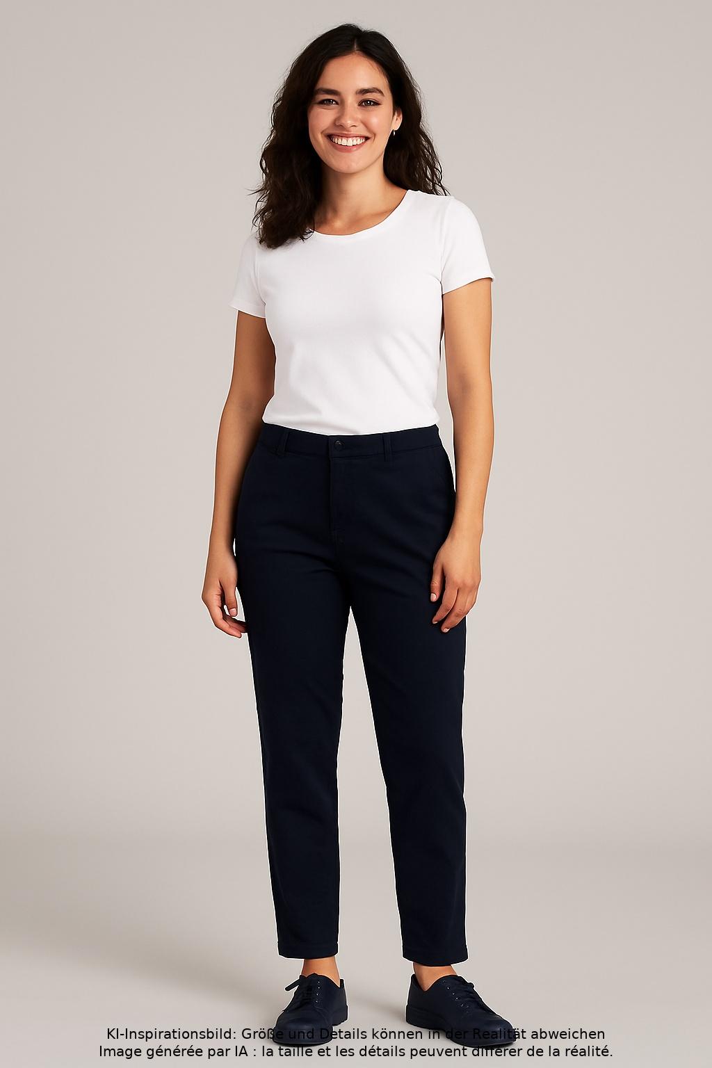 

Tommy Hilfiger Damen Stoffhose, marineblau, Gr. 12