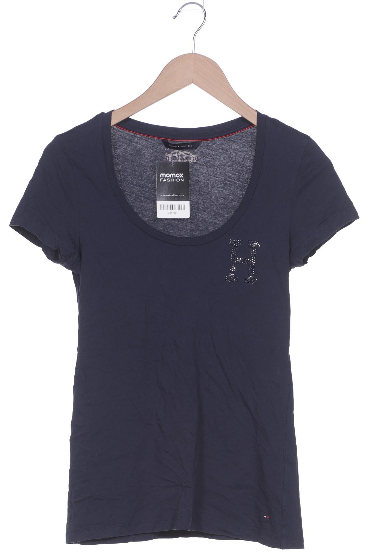 

Tommy Hilfiger Damen T-Shirt, marineblau, Gr. 36
