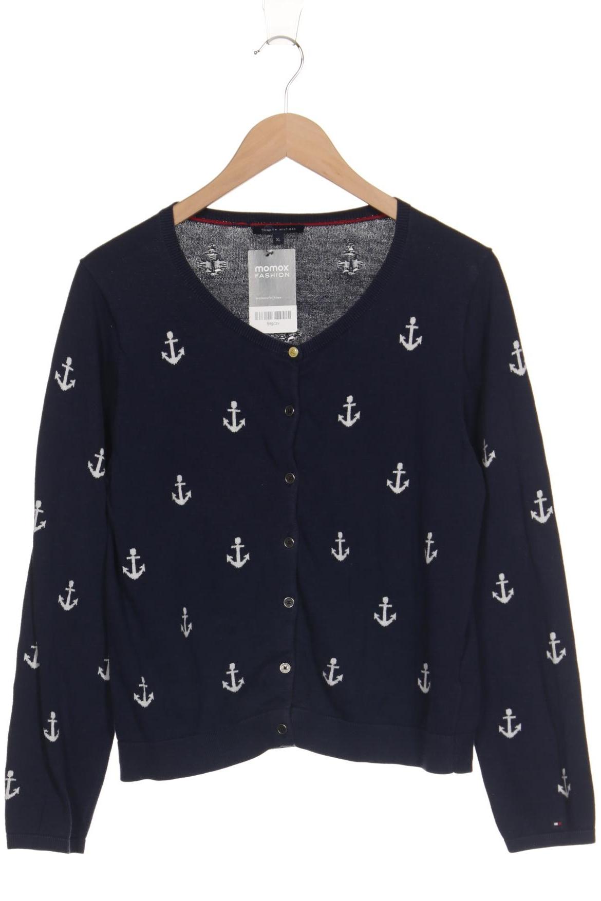 

Tommy Hilfiger Damen Strickjacke, marineblau, Gr. 44