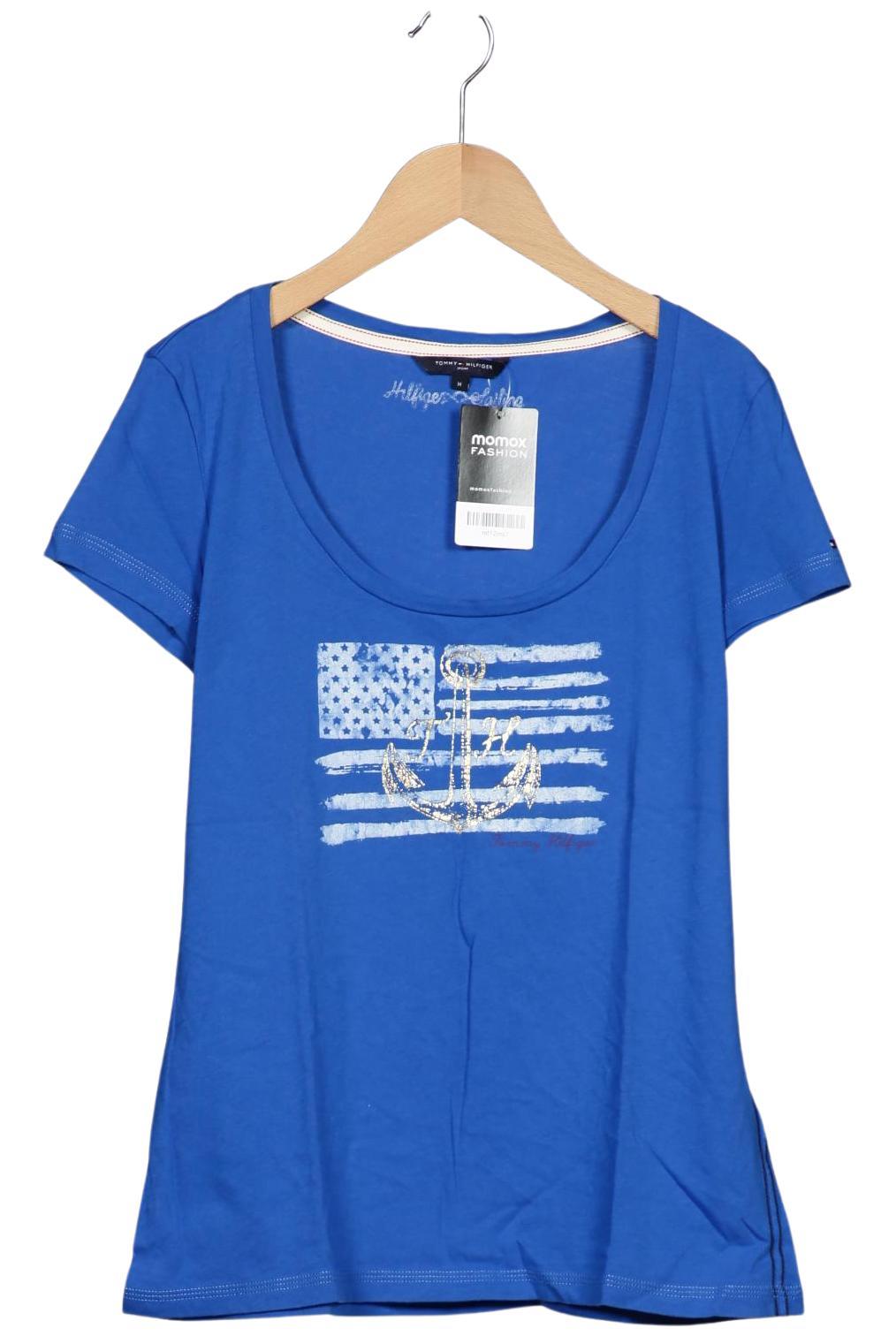 

Tommy Hilfiger Damen T-Shirt, blau, Gr. 38