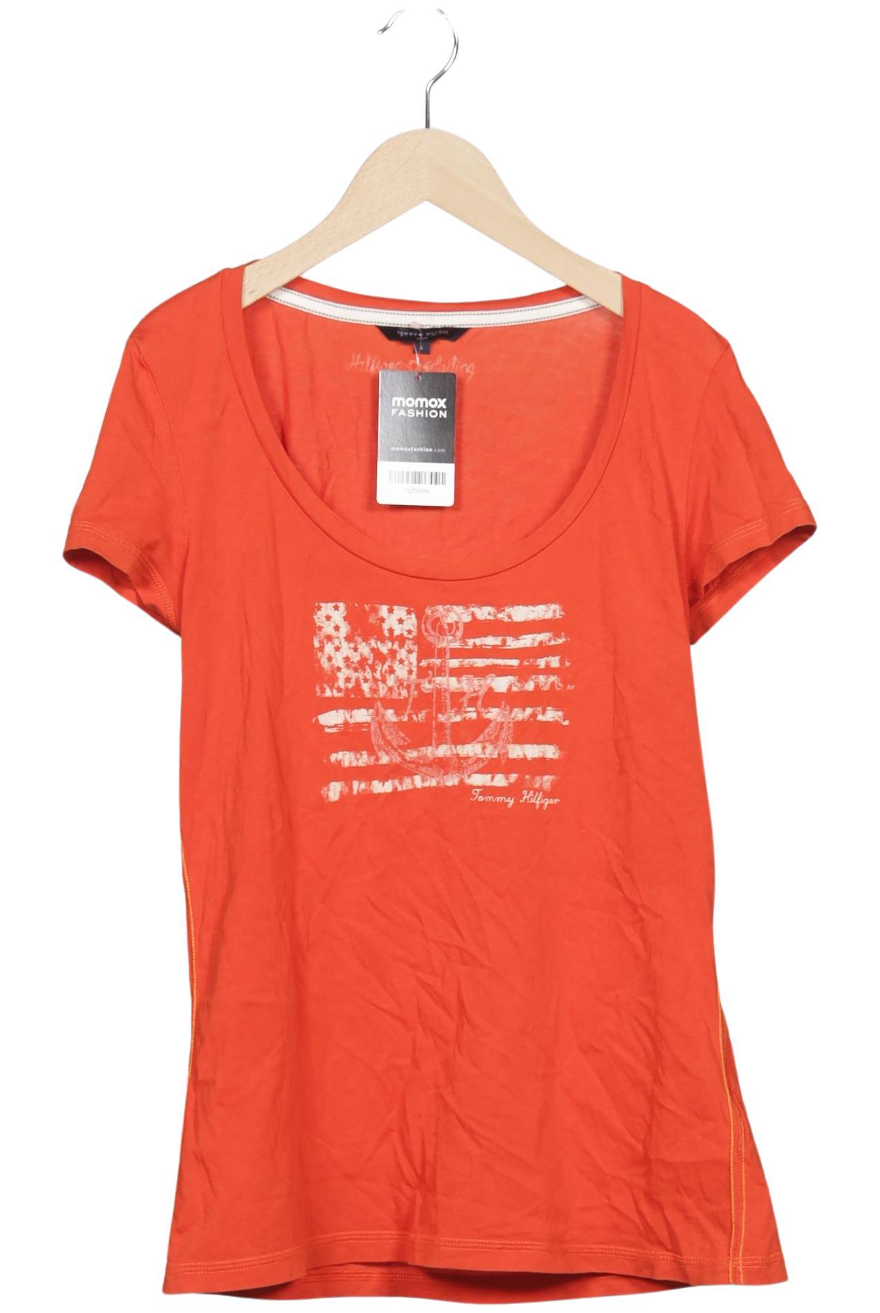 

Tommy Hilfiger Damen T-Shirt, orange, Gr. 42