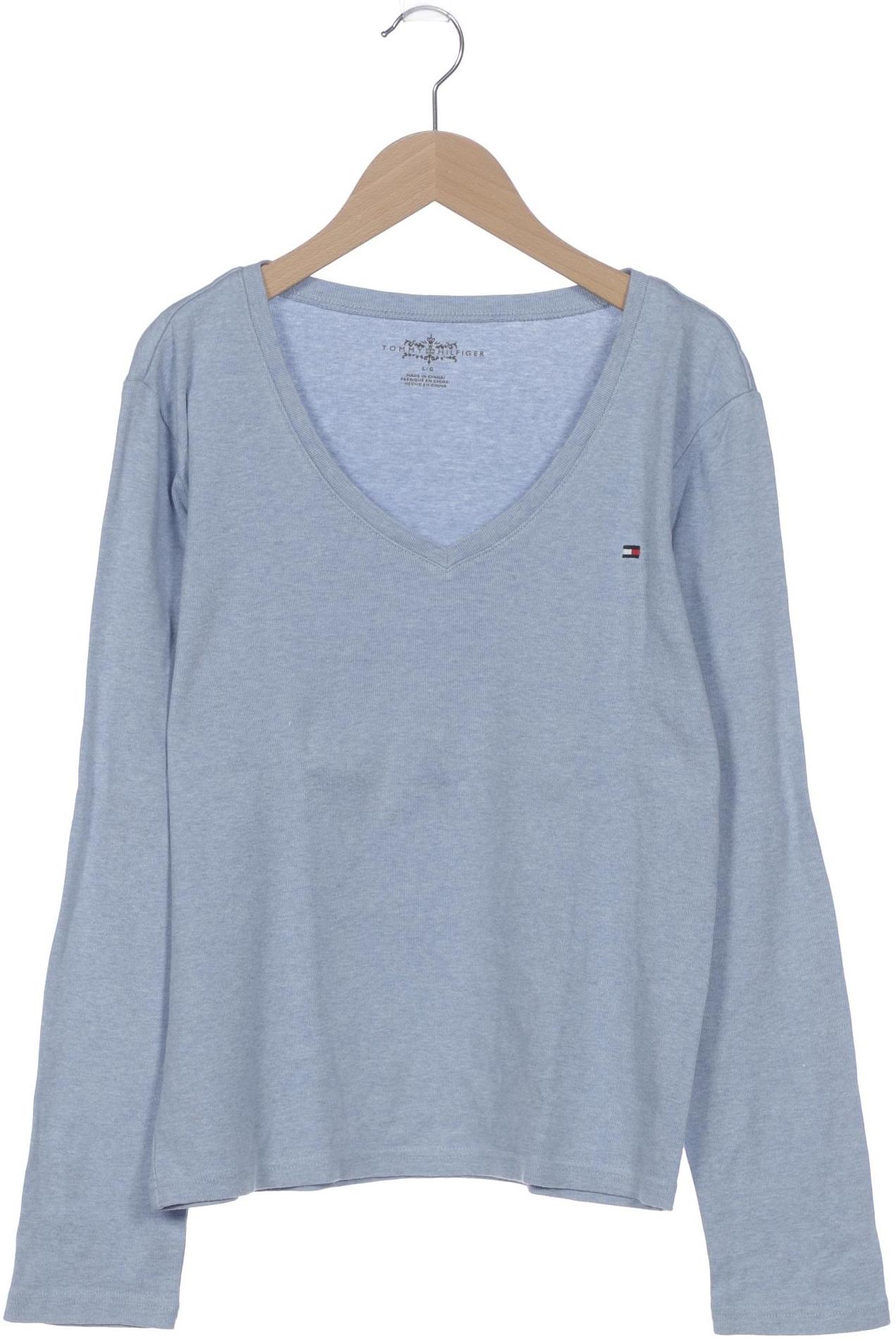 

Tommy Hilfiger Damen Langarmshirt, blau, Gr. 42