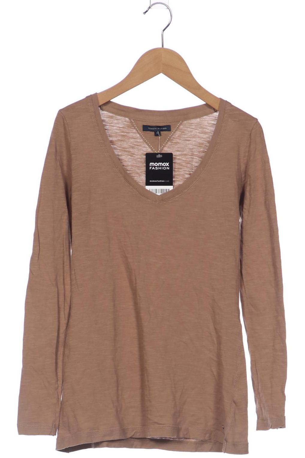 

Tommy Hilfiger Damen Langarmshirt, braun, Gr. 34
