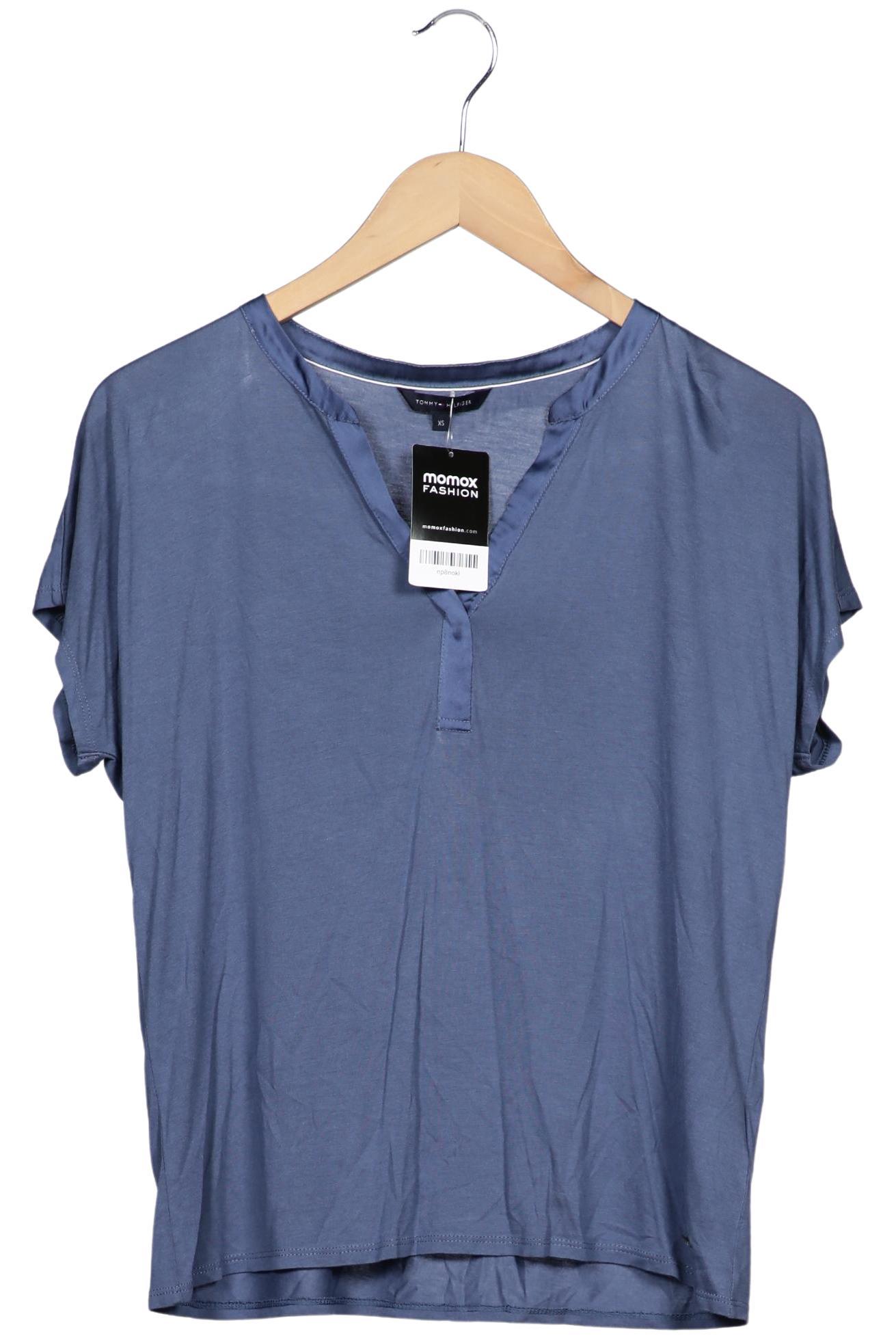 

Tommy Hilfiger Damen T-Shirt, blau, Gr. 34