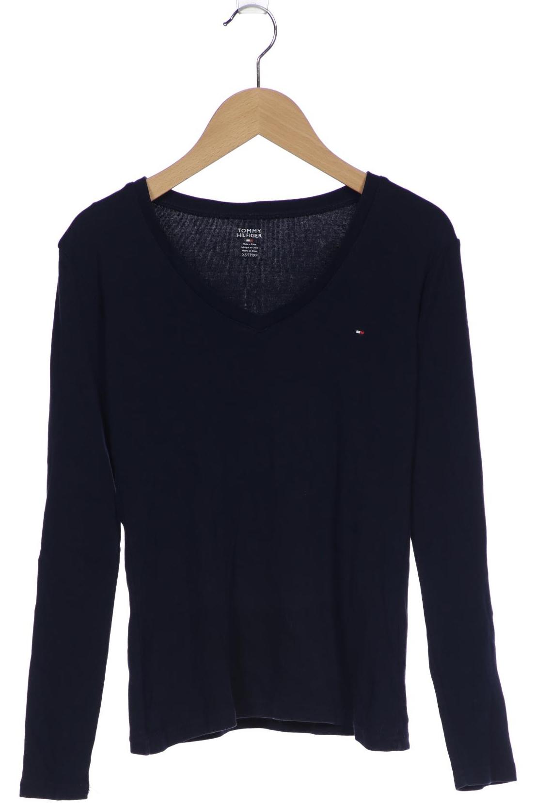 

Tommy Hilfiger Damen Langarmshirt, marineblau