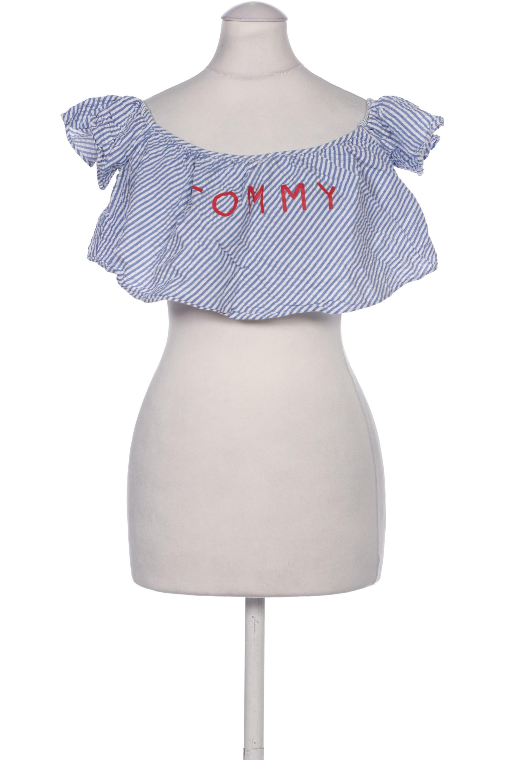 

Tommy Hilfiger Damen Bluse, blau, Gr. 36
