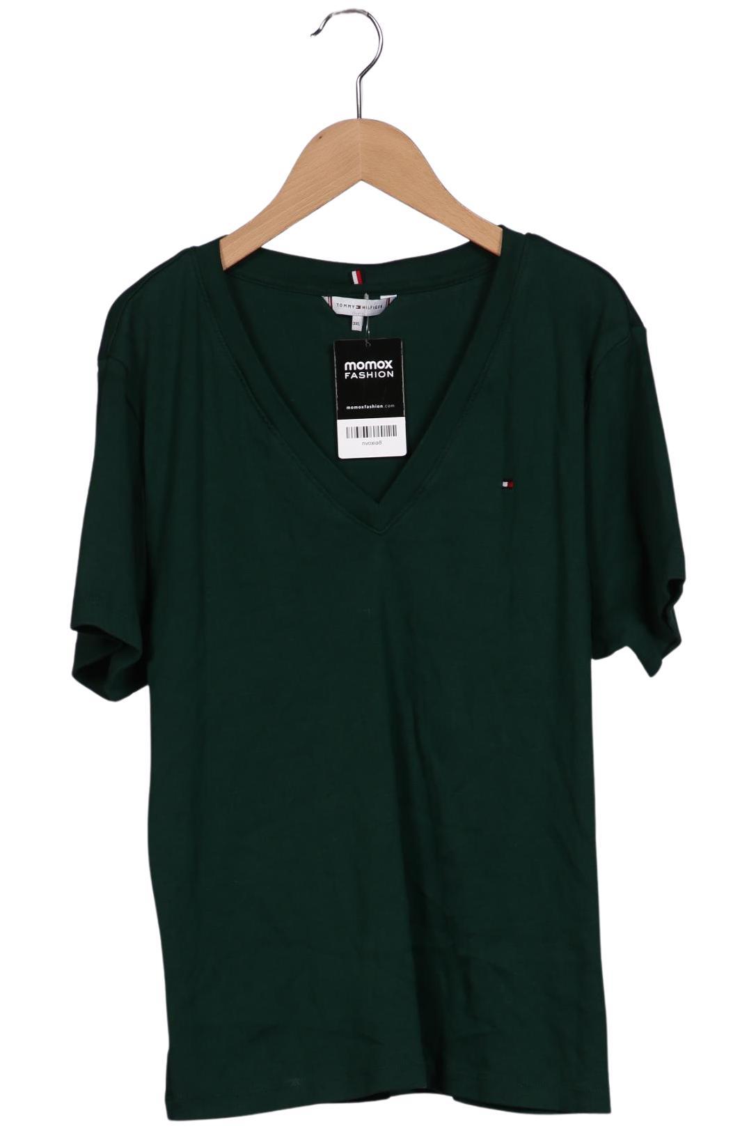 

Tommy Hilfiger Damen T-Shirt, grün, Gr. 48