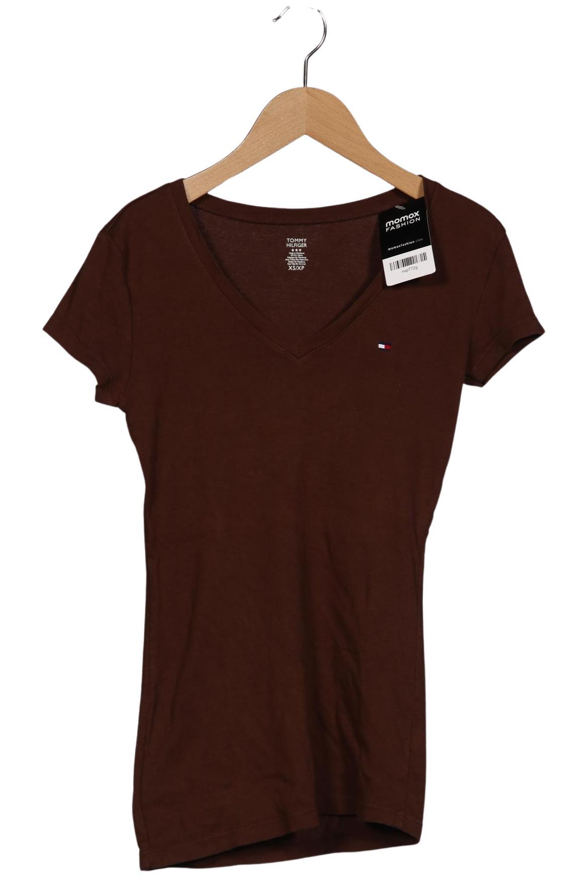 

Tommy Hilfiger Damen T-Shirt, braun, Gr. 34