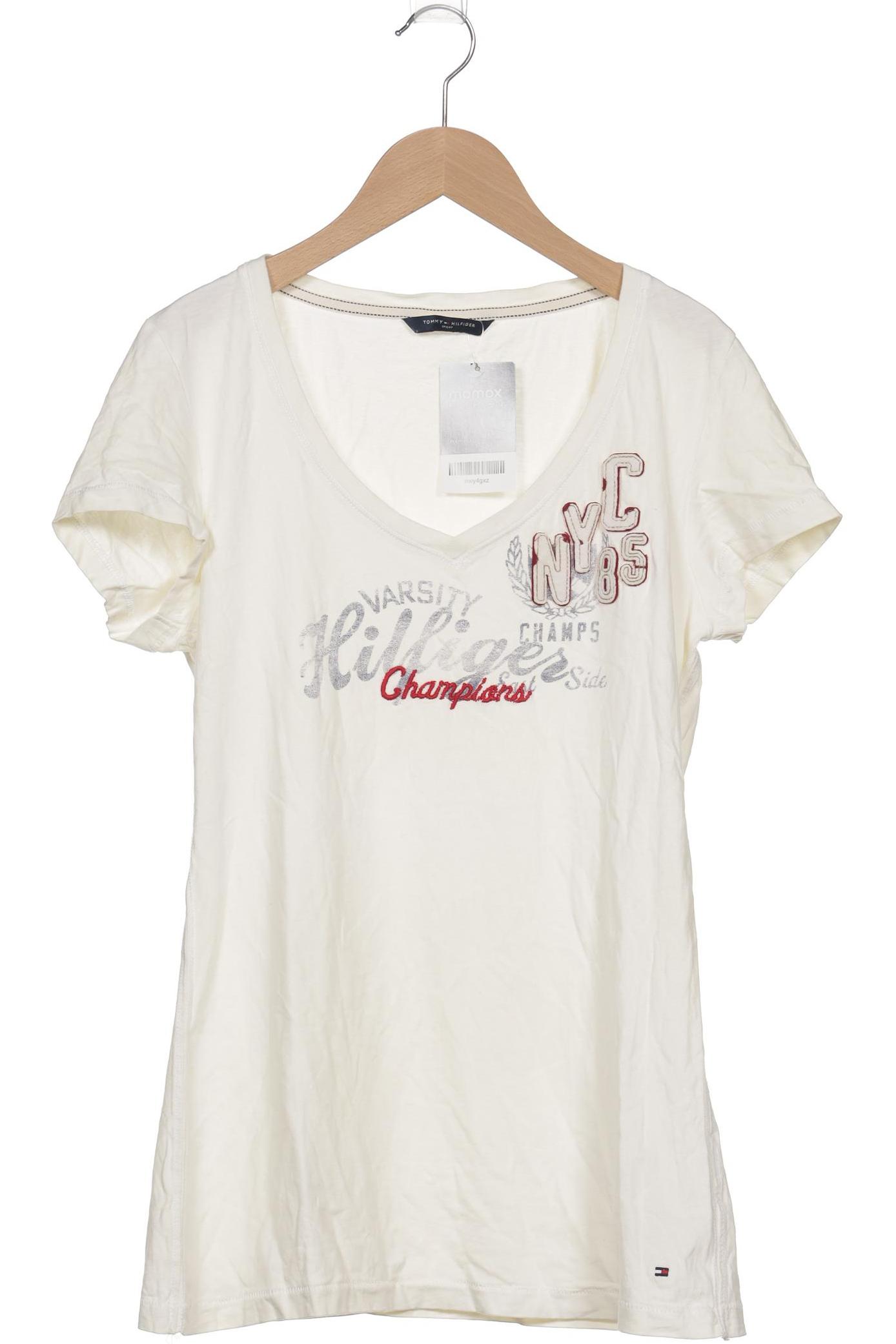

Tommy Hilfiger Damen T-Shirt, cremeweiß, Gr. 38
