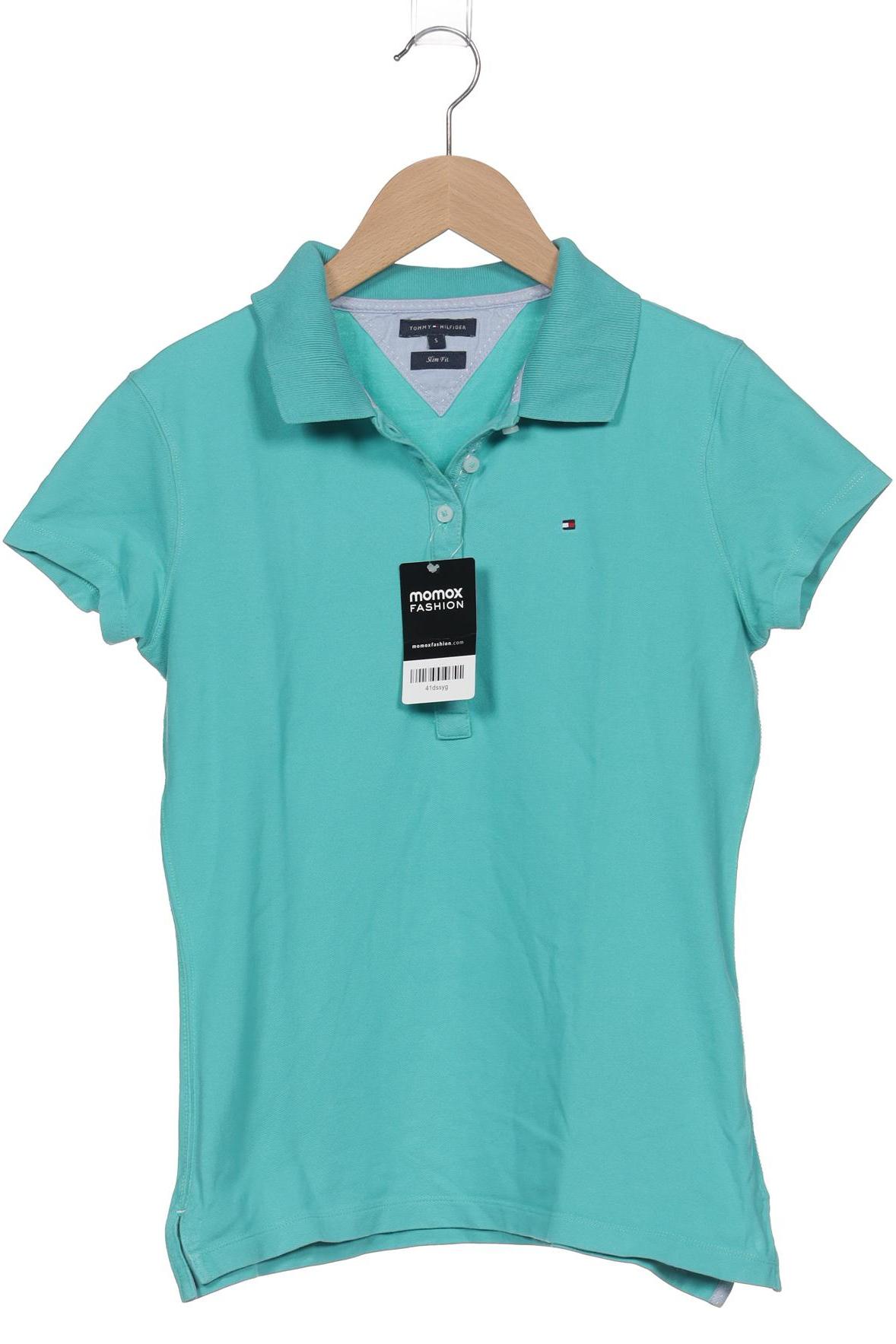 

Tommy Hilfiger Damen Poloshirt, türkis, Gr. 36