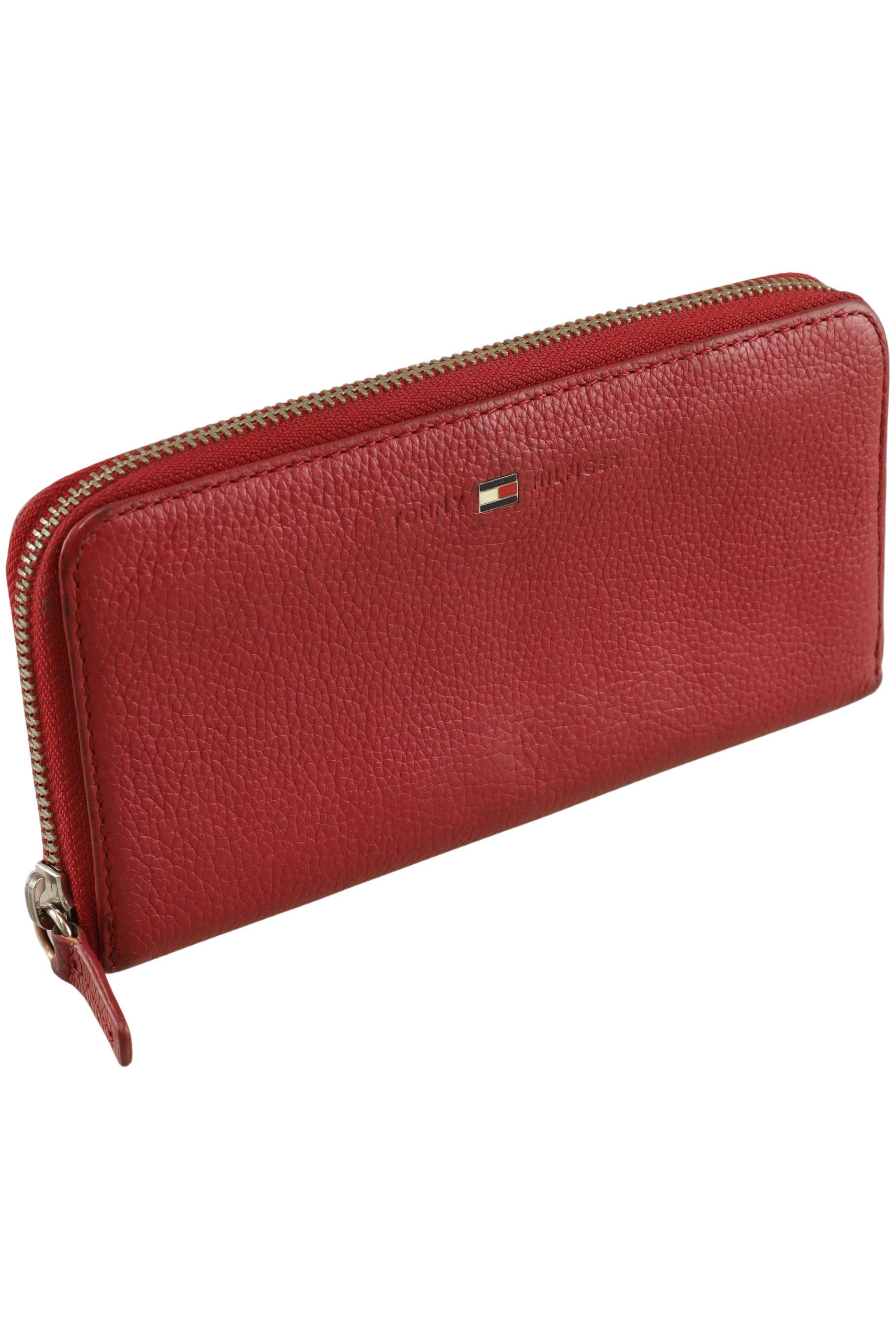 

Tommy Hilfiger Damen Portemonnaie, rot, Gr.