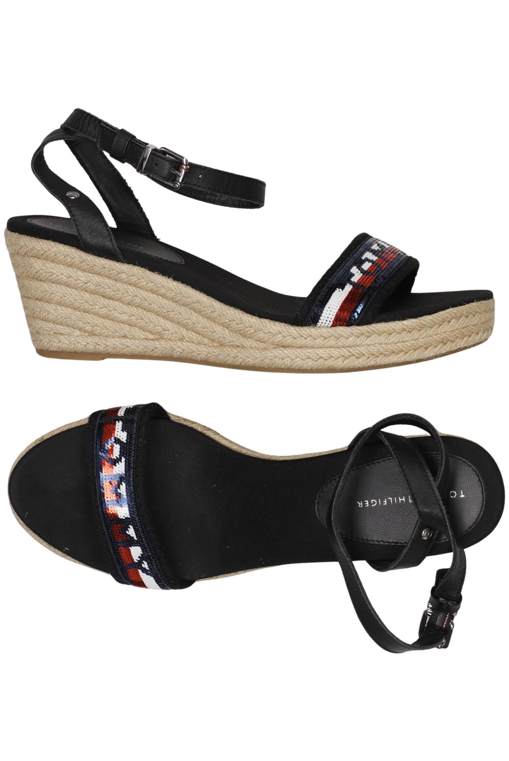 

Tommy Hilfiger Damen Sandale, schwarz, Gr. 40