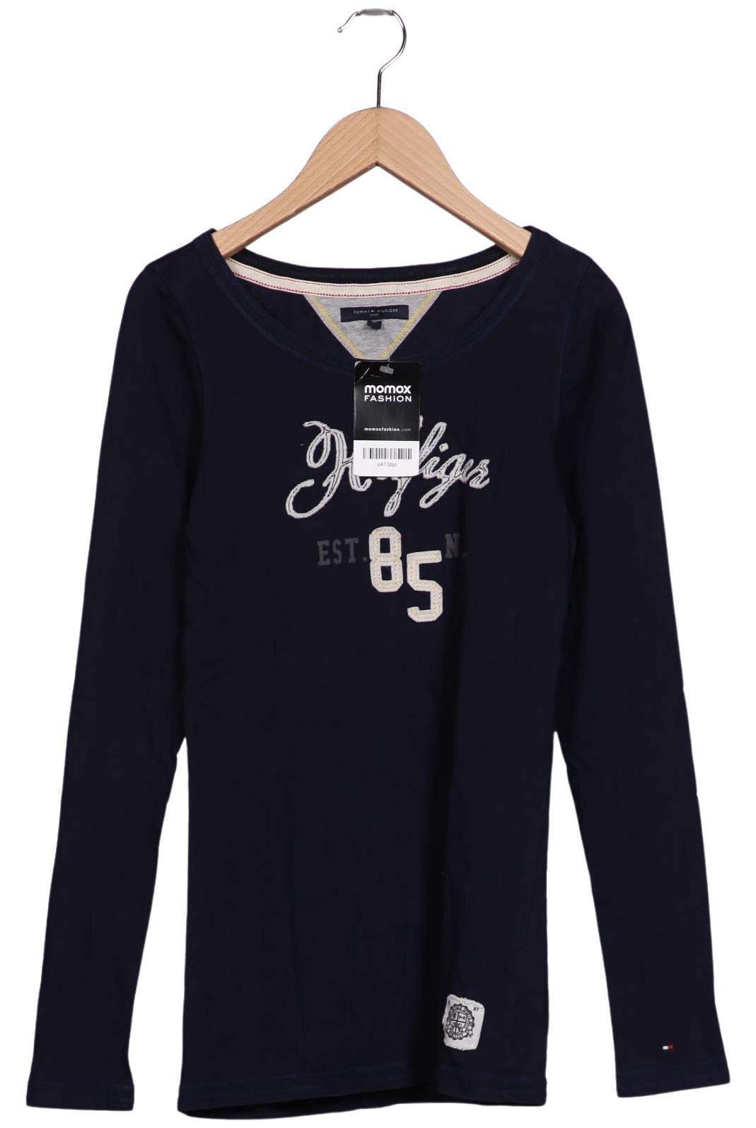 

Tommy Hilfiger Damen Langarmshirt, marineblau, Gr. 36