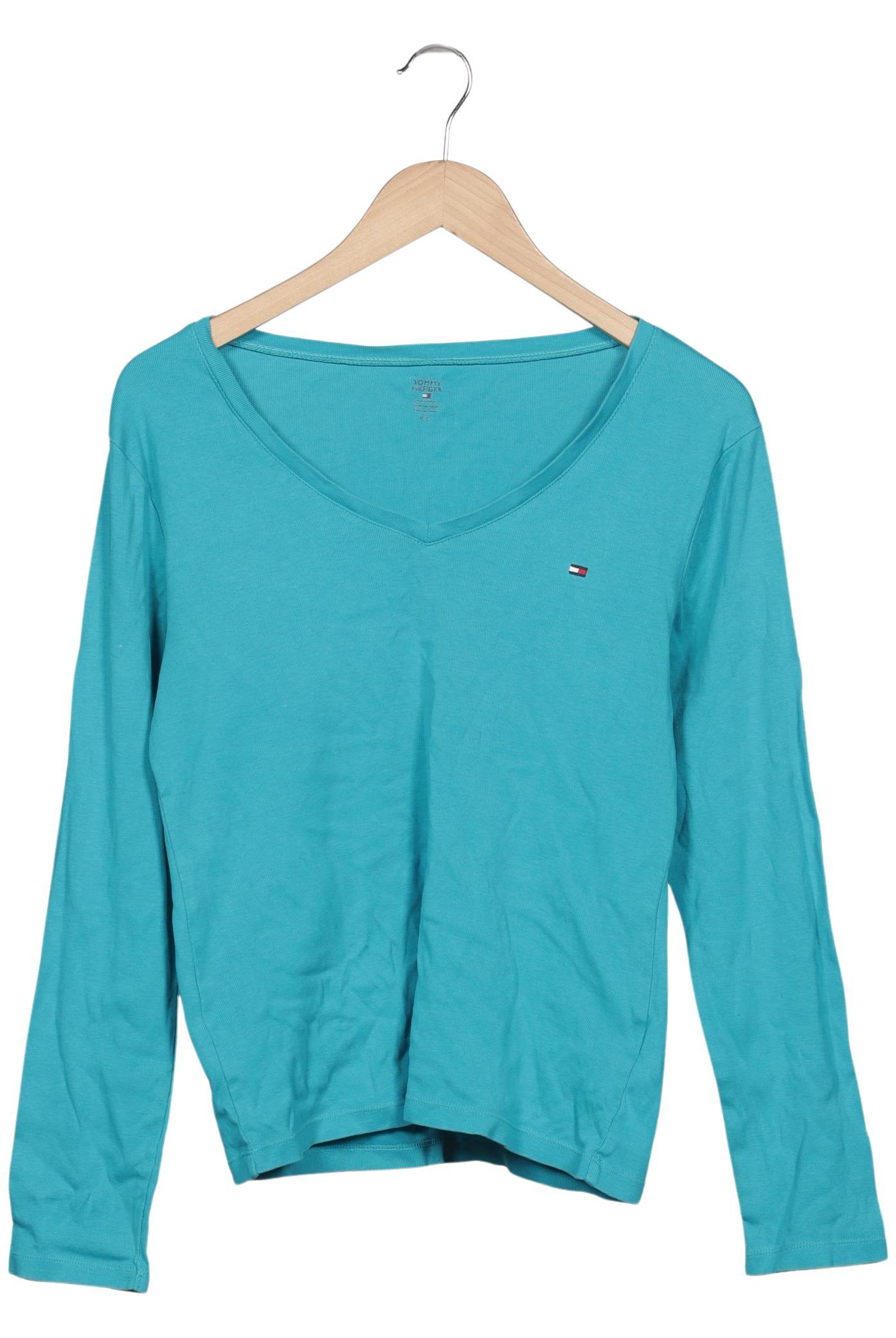 

Tommy Hilfiger Damen Langarmshirt, blau, Gr. 42