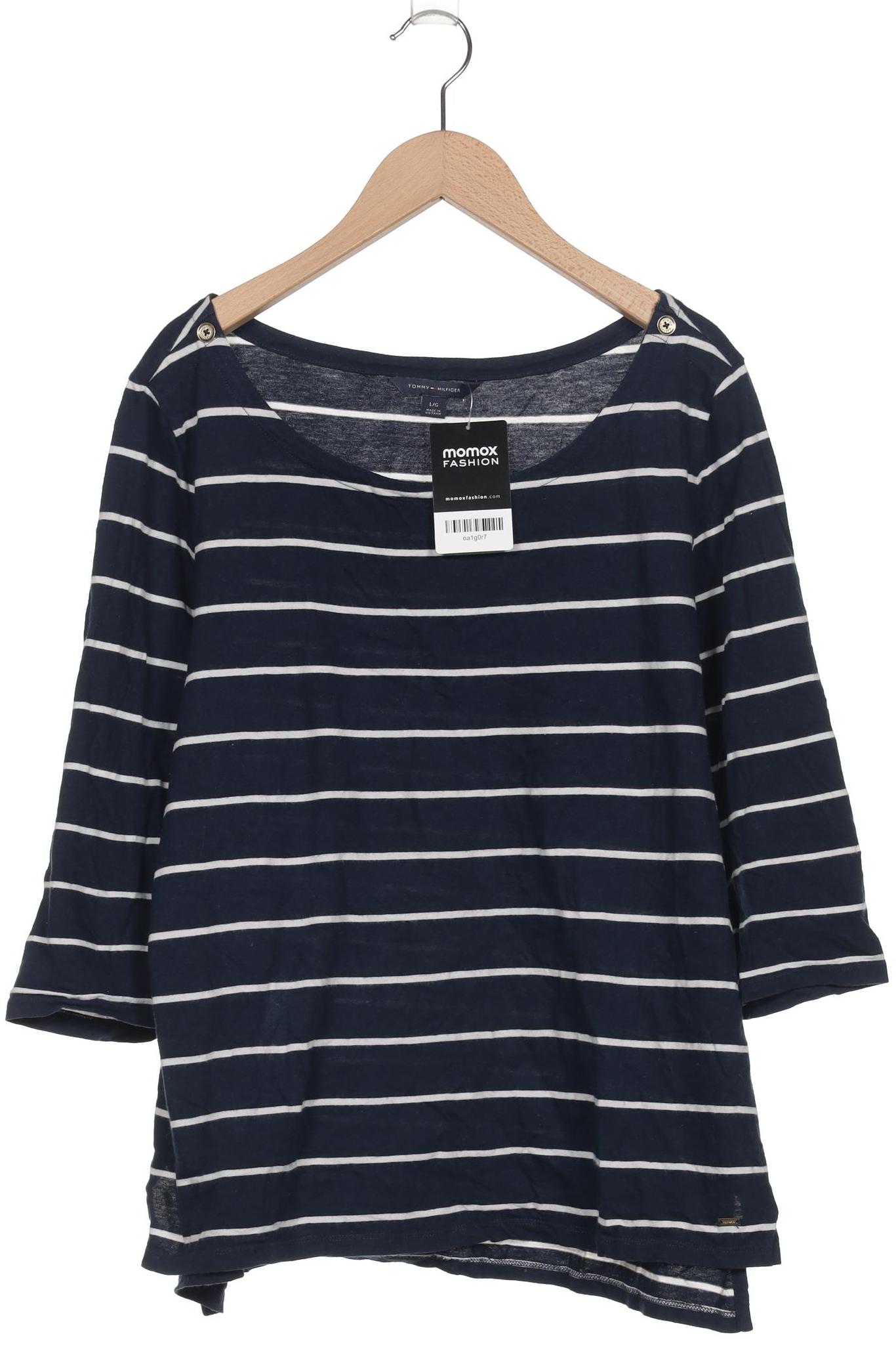 

Tommy Hilfiger Damen Langarmshirt, blau, Gr. 42