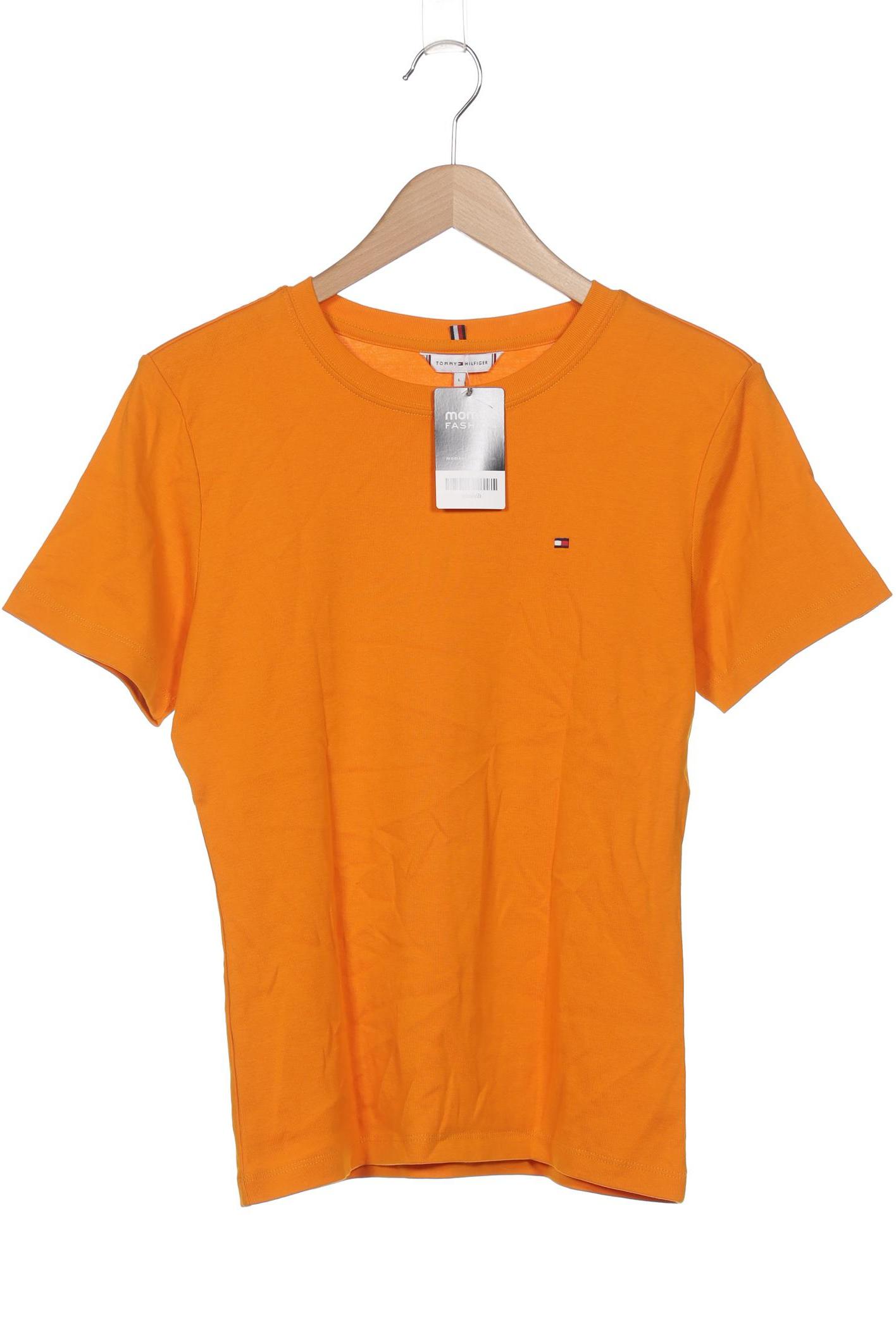 

Tommy Hilfiger Damen T-Shirt, orange, Gr. 42