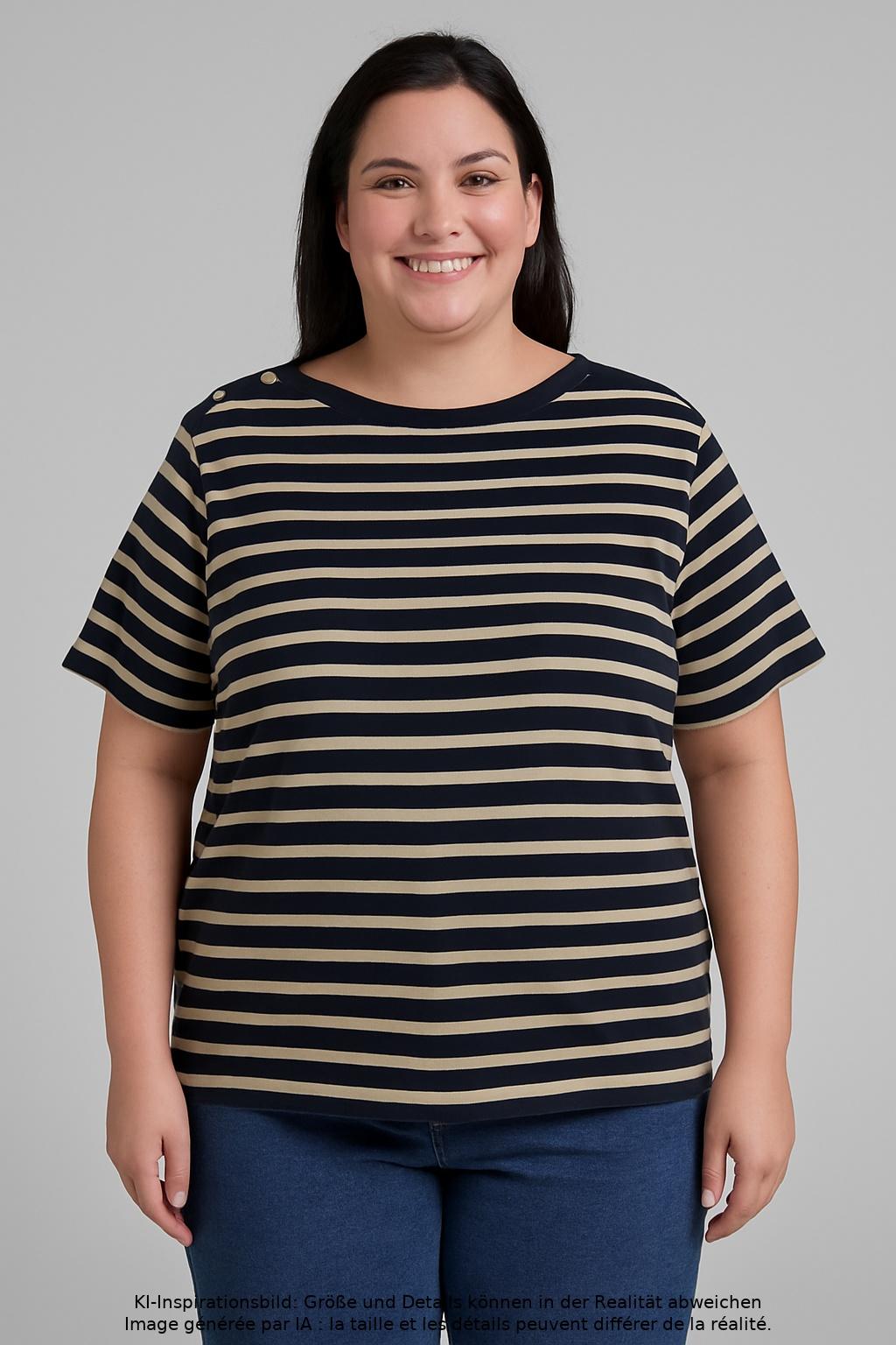 

Tommy Hilfiger Damen T-Shirt, mehrfarbig, Gr. 48